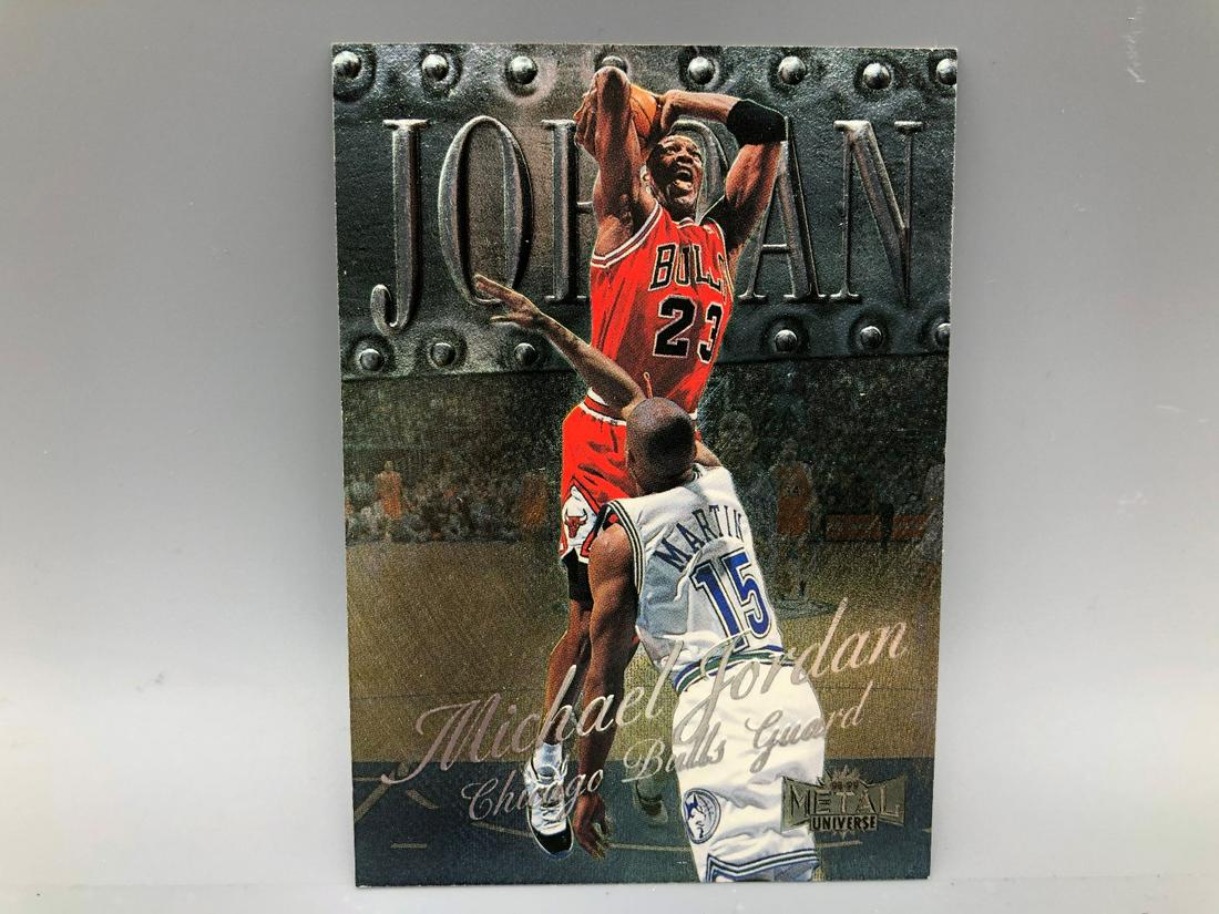 1998-99 Skybox Metal Universe Michael Jordan #1 - Hot: 1998-99 Skybox Metal Universe Michael Jordan #1 - Hot Card