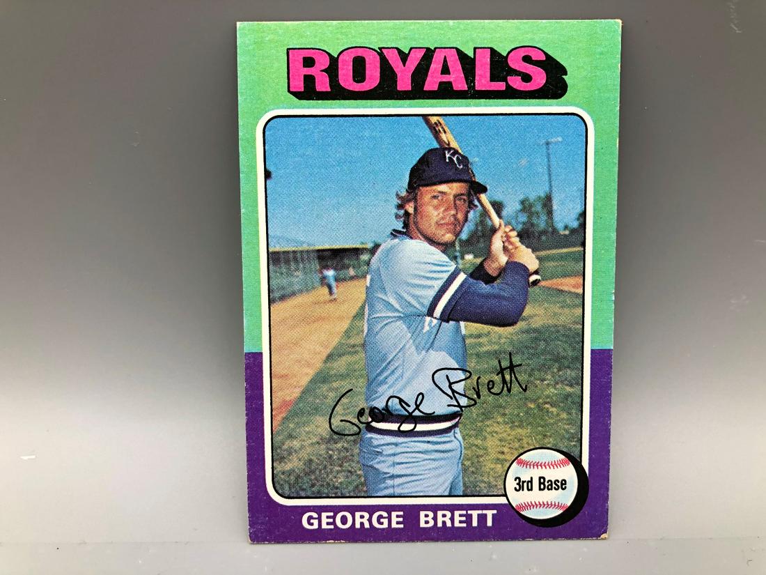 1975 Topps George Brett #228 Rookie: 1975 Topps George Brett #228 Rookie