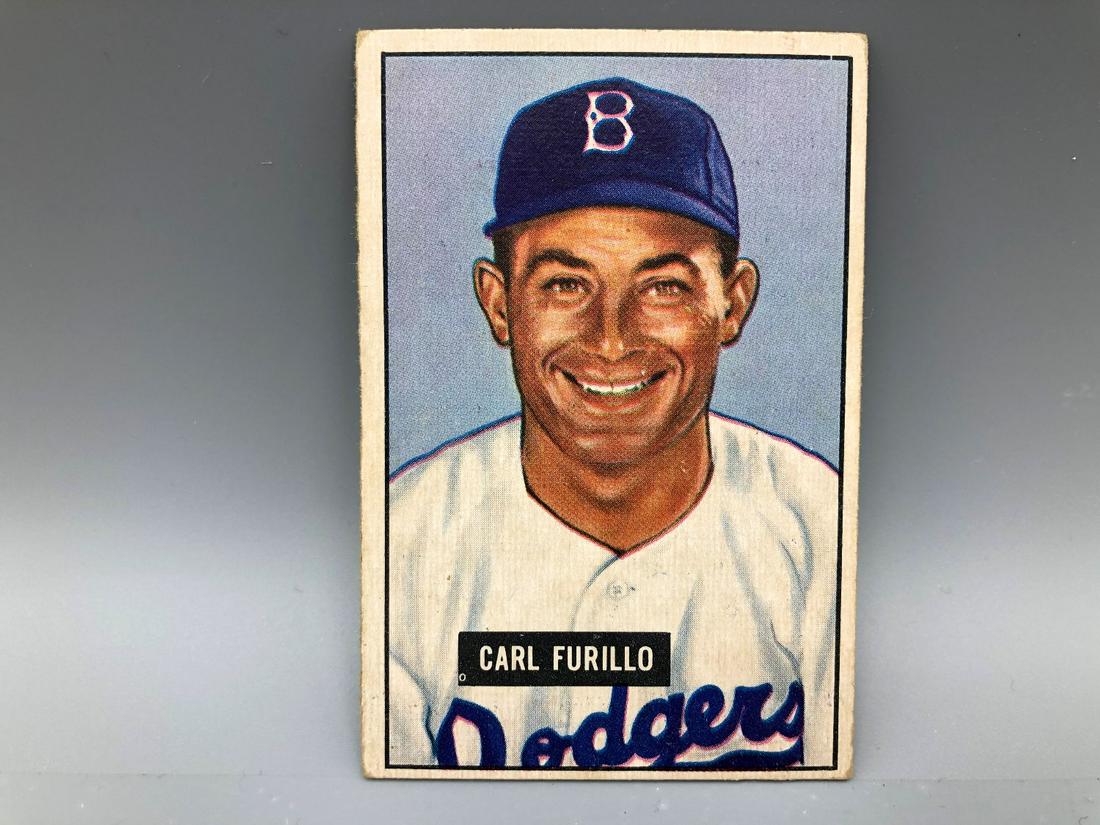 1951 Bowman Carl Furillo #81 (1 of 2)