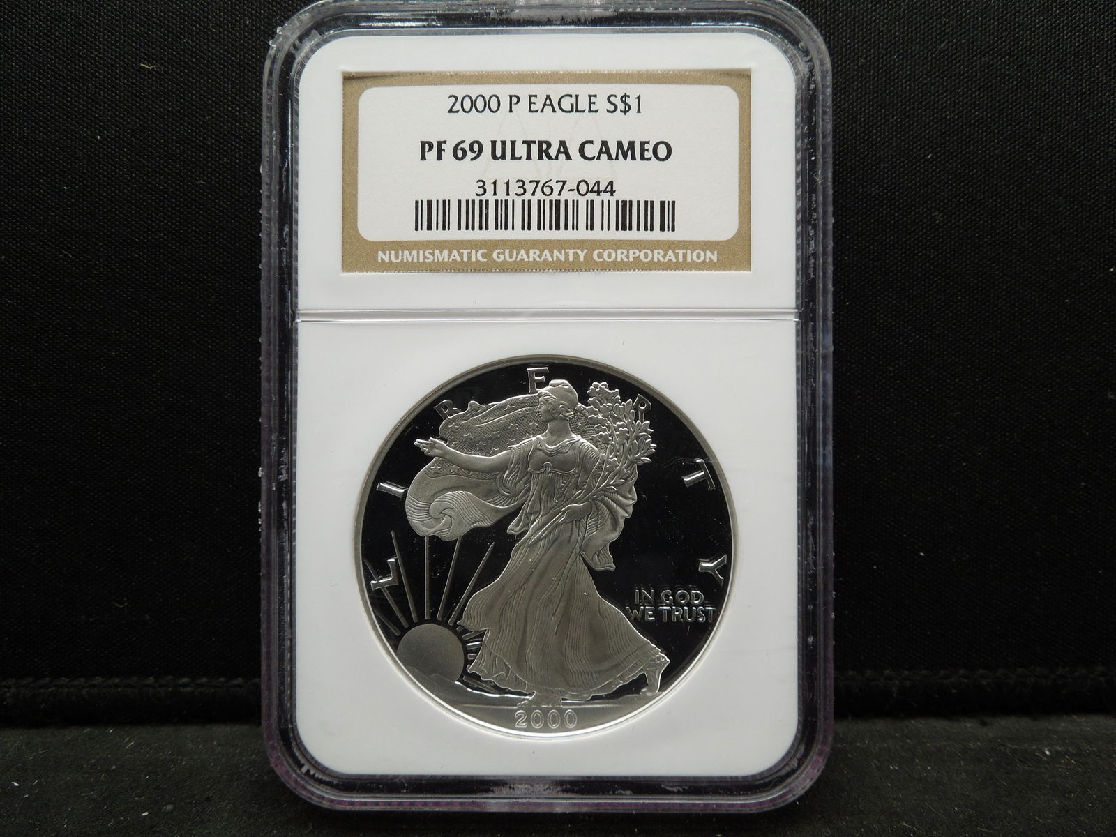 2000 P Silver Proof Amercian Eagle NGC PF69 Ultra Cameo (1 of 4)