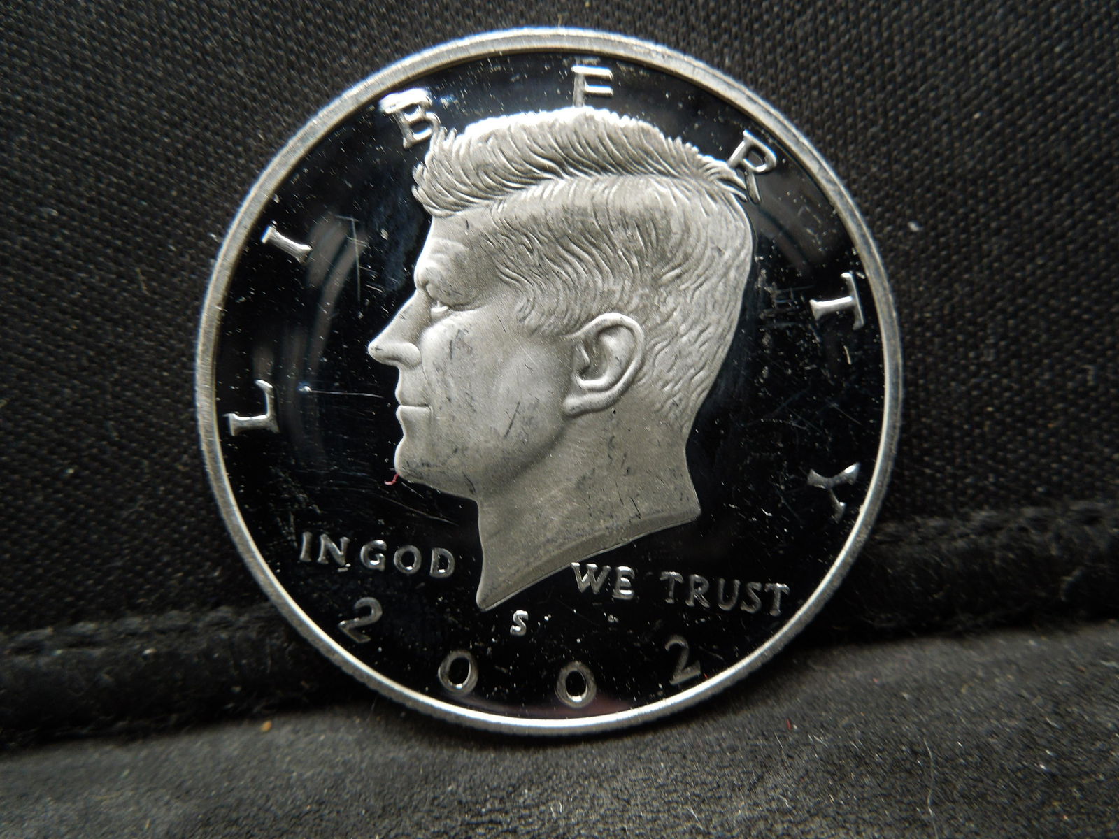 2002 S Silver Proof Kennedy Half Dollar (1 of 2)