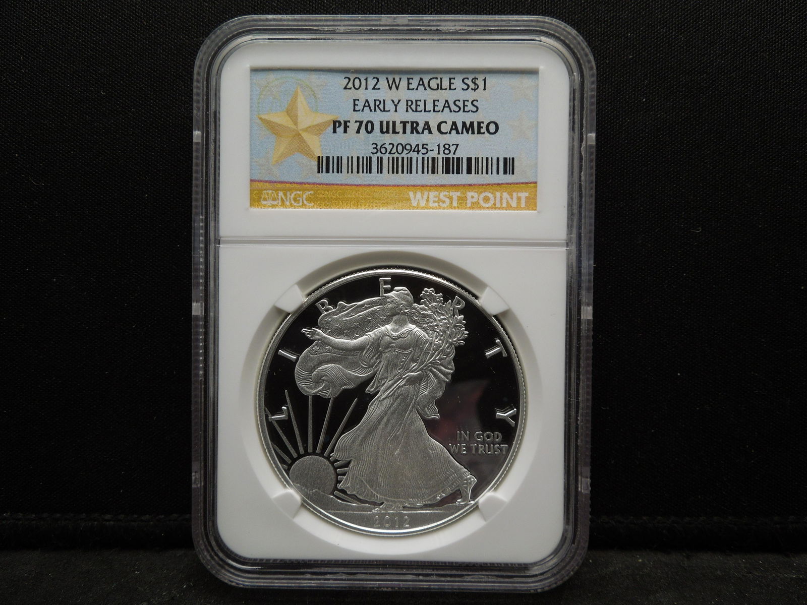 2012 W Silver American Eagle NGC PF70 (1 of 4)
