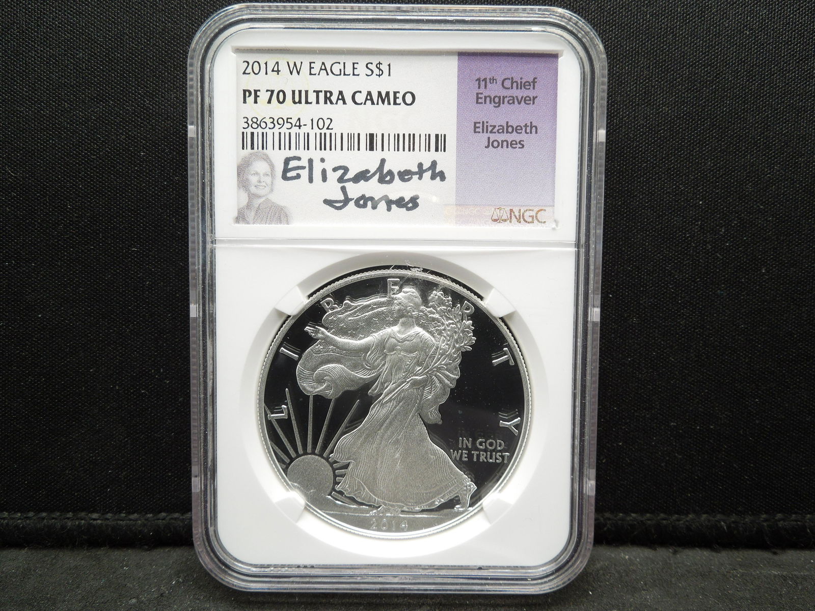 2014 W Silver Amercian Eagle NGC PF70 Ultra Cameo (1 of 4)