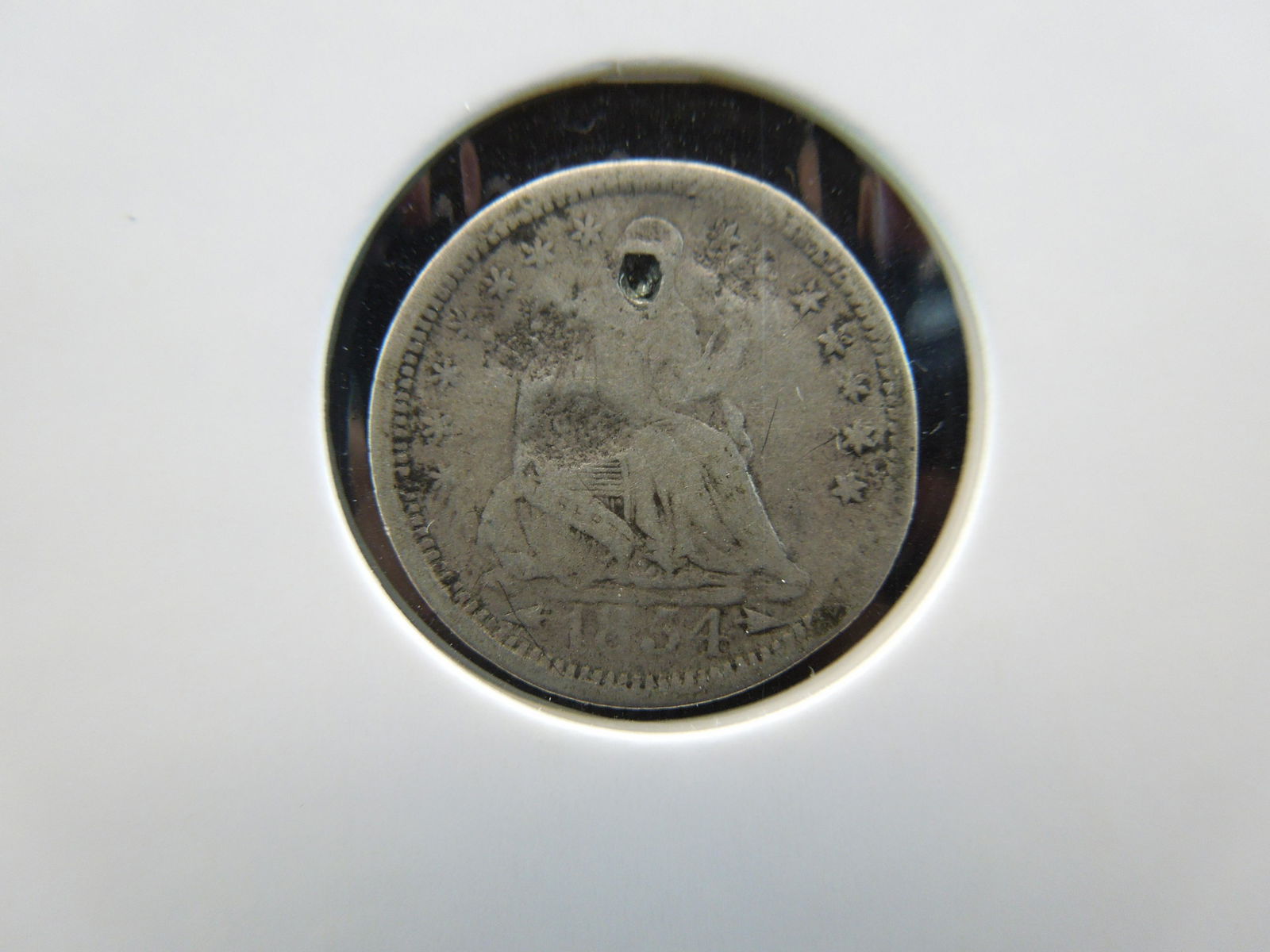 1854 Liberty Seated Half Dime with Arrows (1 of 3)