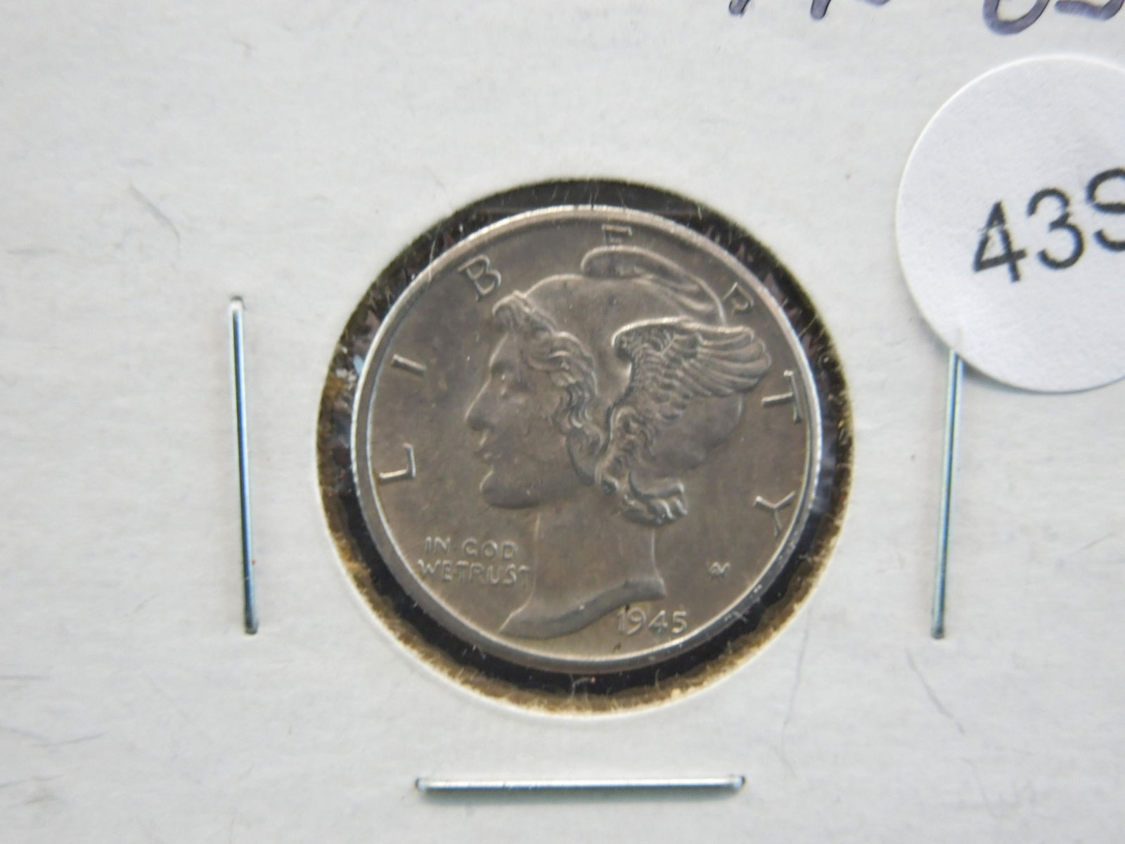 1945D Mercury dime Gem BU FSB (1 of 3)