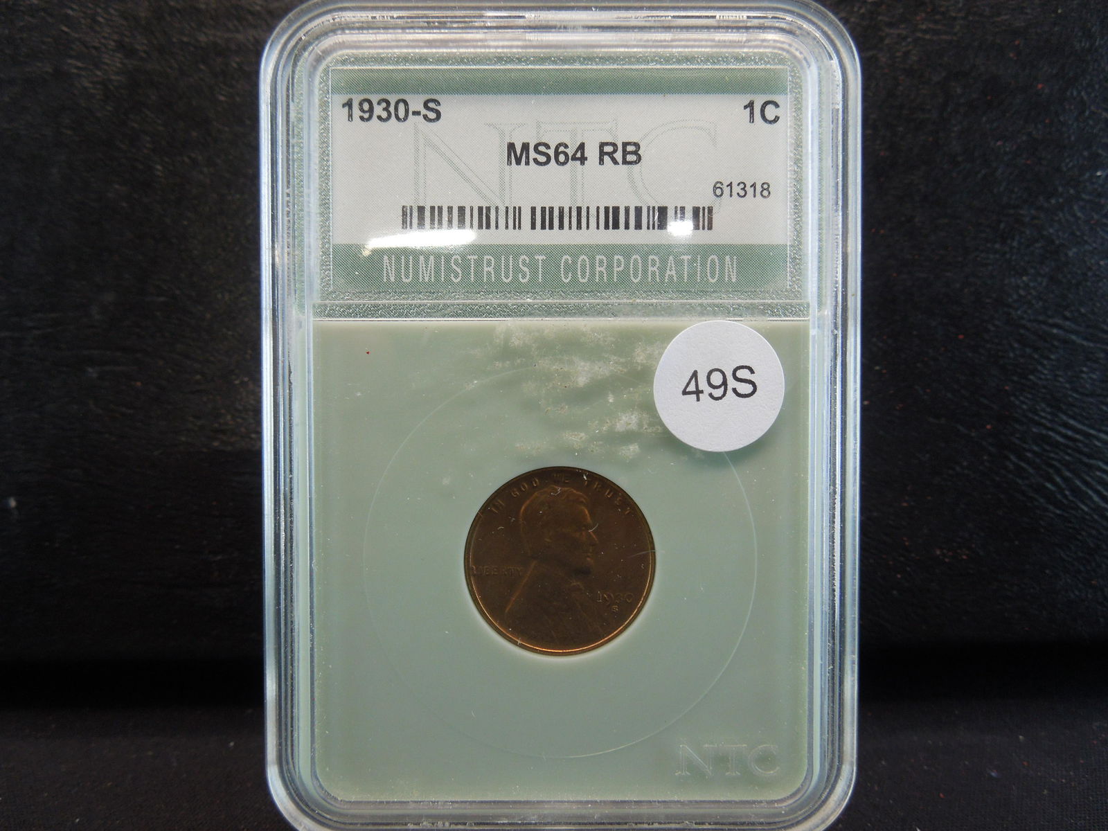 1930s Lincoln cent MS64RB (1 of 3)