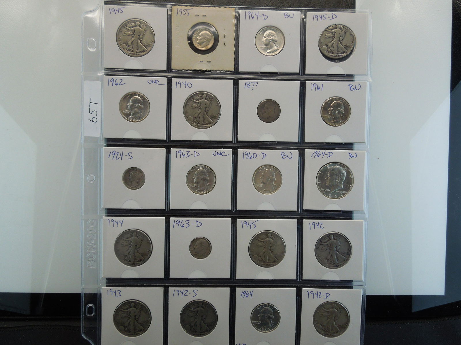 (20) 90% Silver Coins Lot (1 of 5)