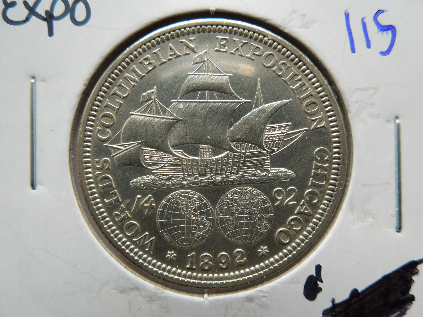 uncirculated Columbian exposition commemorative half (1 of 3)