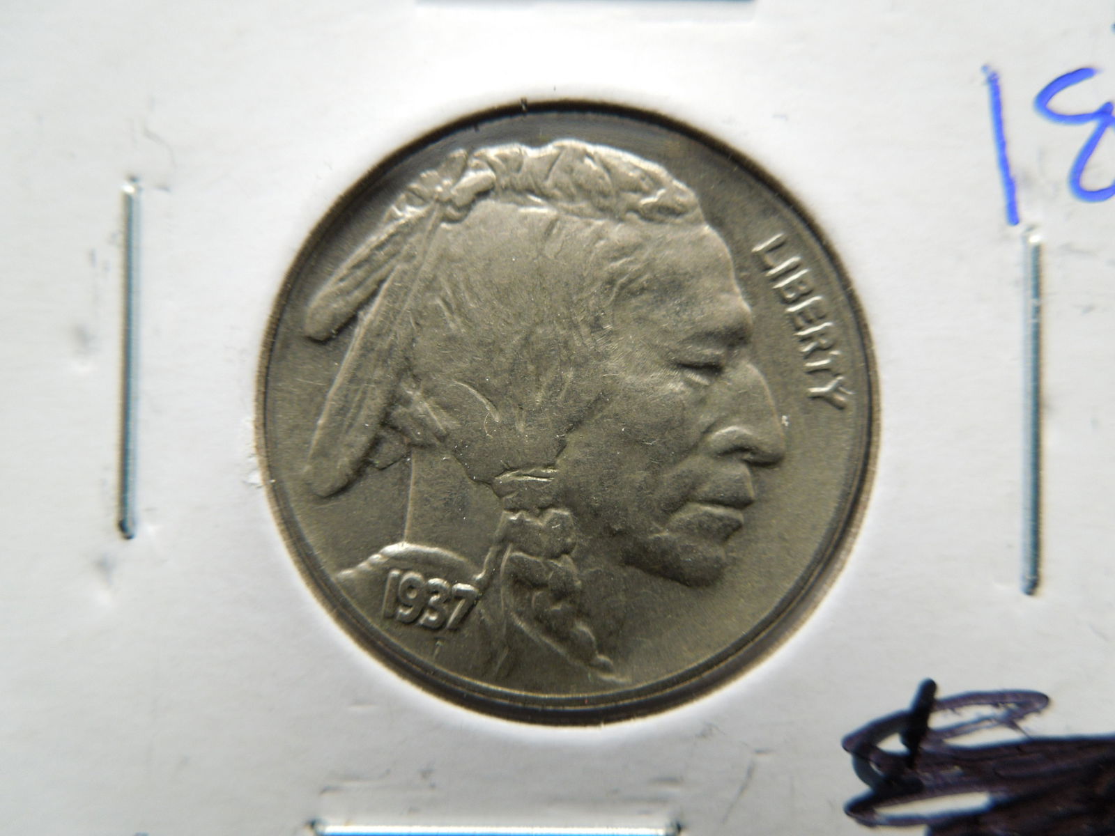 HIGH GRADE 1937 BUFFALO NICKEL (1 of 3)