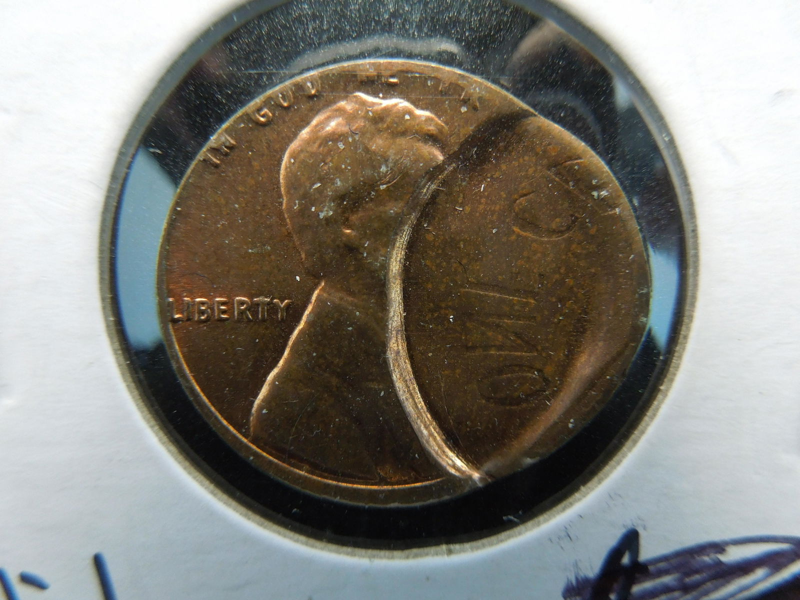 Lincoln memorial cent error coin brokage error. (1 of 3)