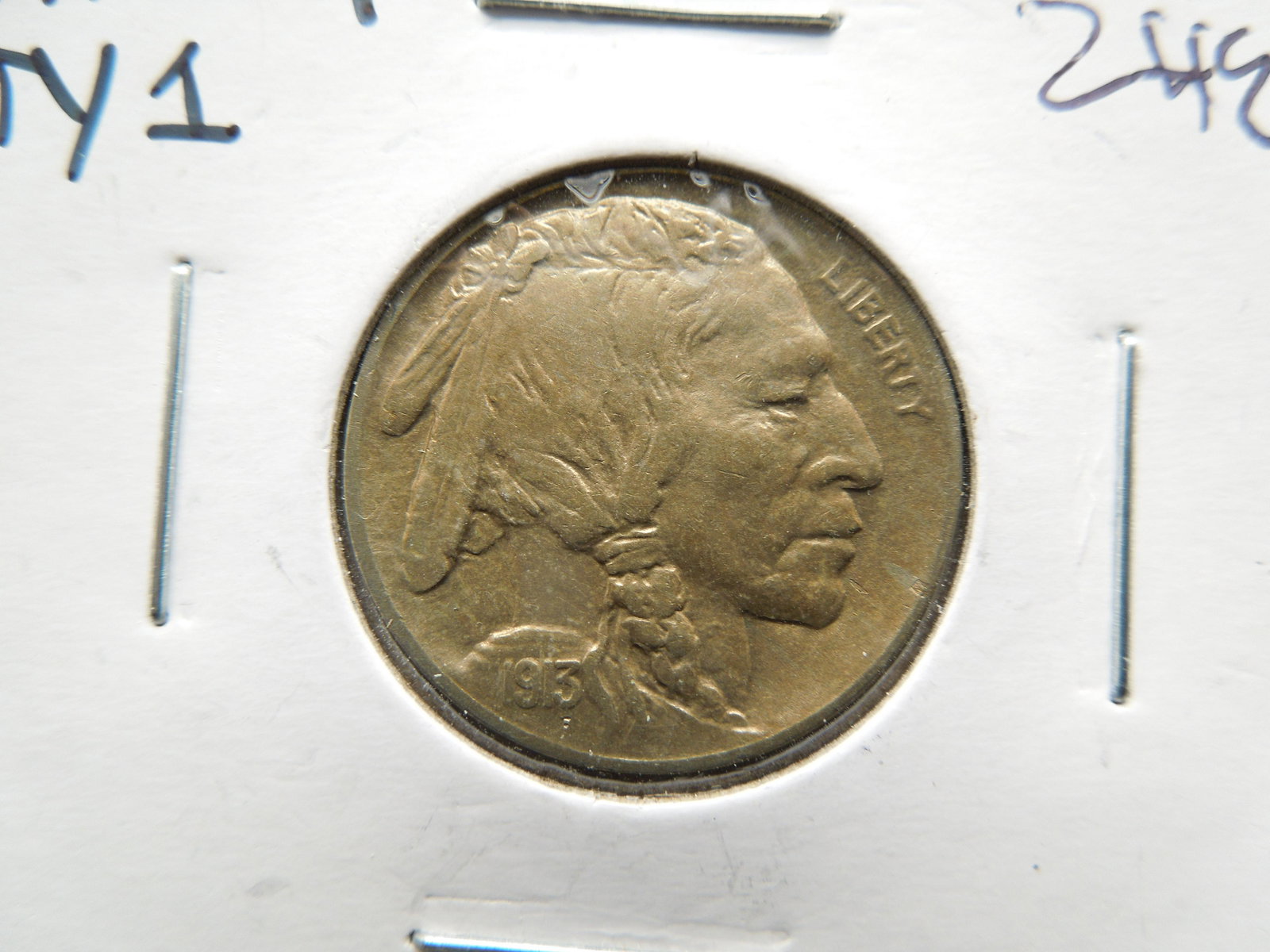 beautiful uncirculated 1913 type1 buffalo nickel (1 of 3)