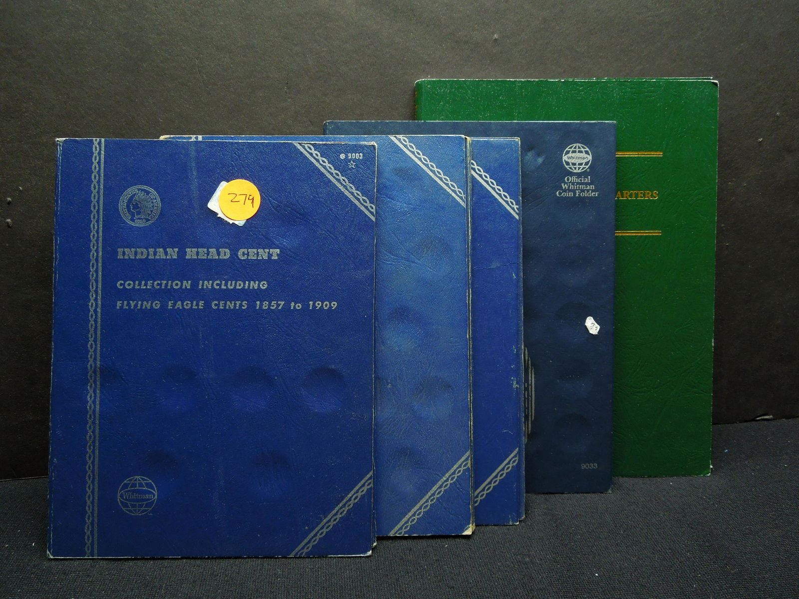 coin books lot includes Lincoln memorial cents, (1 of 11)
