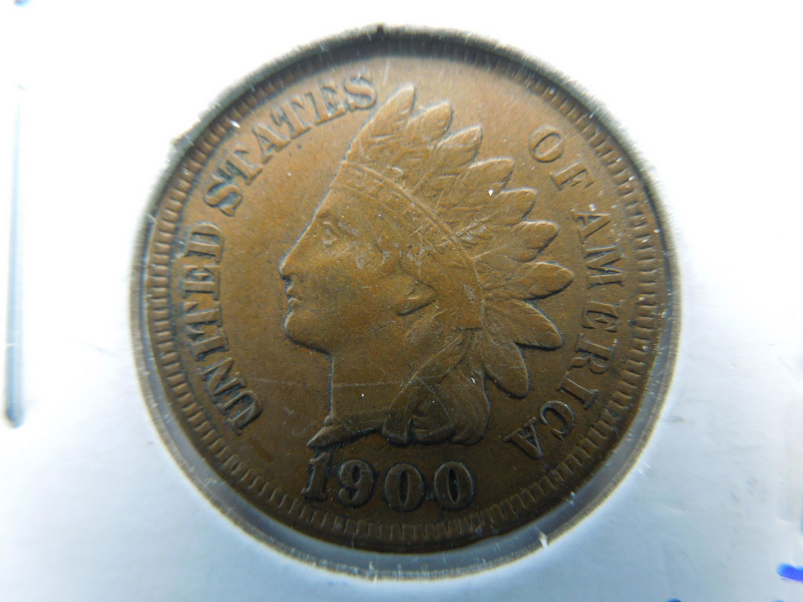 almost uncirculated 1900 Indian head cent (1 of 3)
