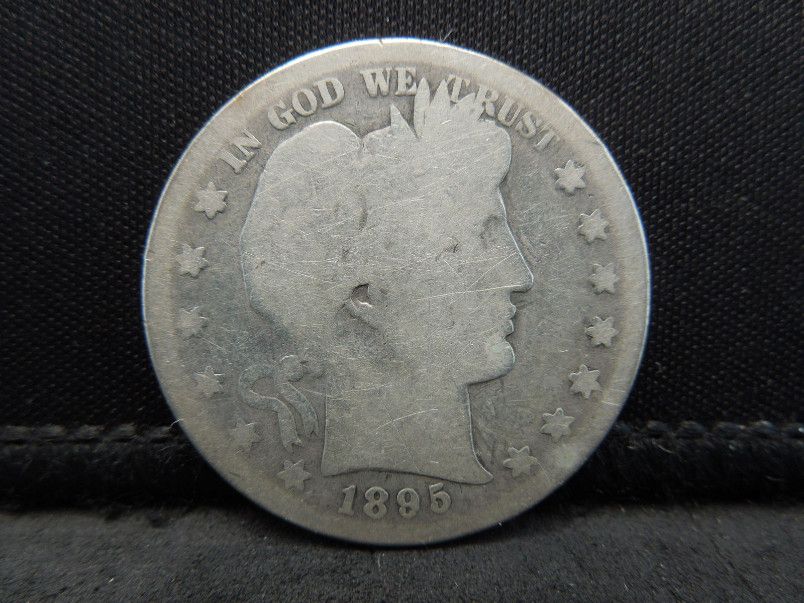 1895-S Semi-Key Date Barber Half Dollar. (1 of 2)