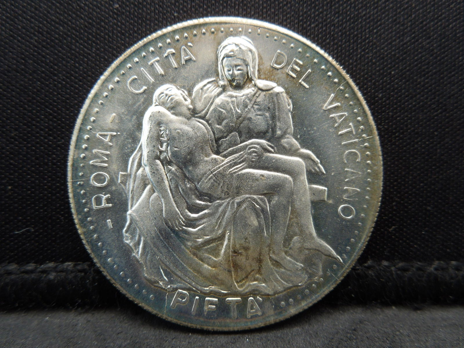 Vatican City Silver Papal Medal.  BU. (1 of 2)