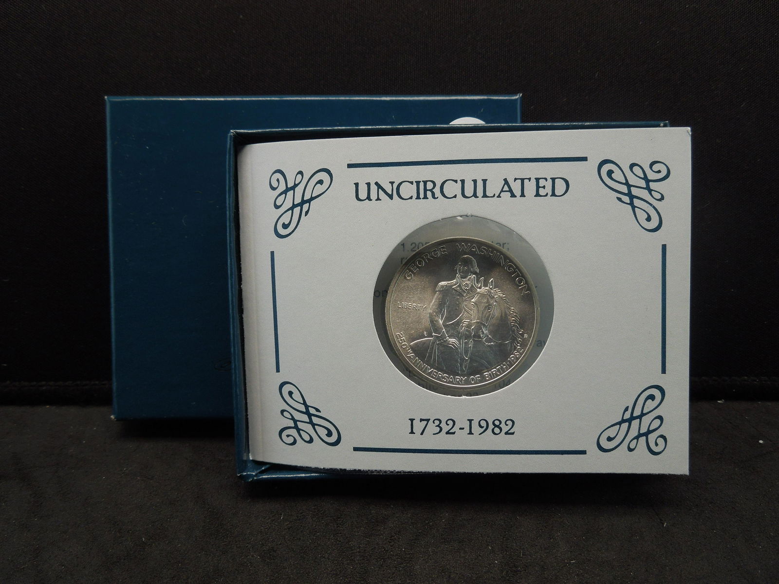 1982-D Unc. 90% Silver Washington Comm. Half Dollar (1 of 4)