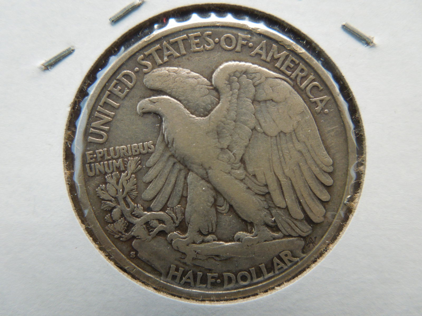 1927-S Walking Liberty half.  Nice VF.  Find One! (1 of 3)