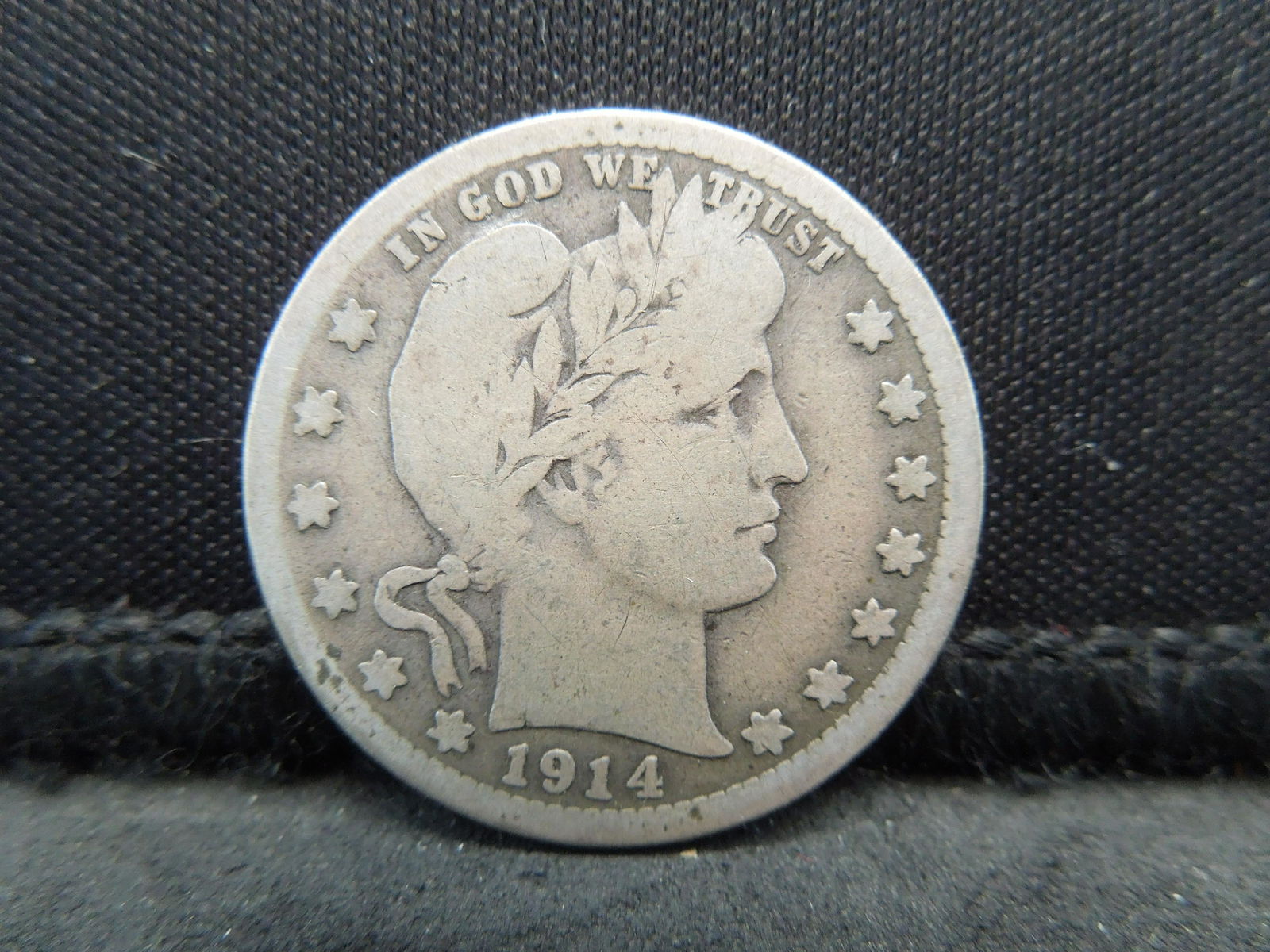 1914-S Key Date Barber Quarter. (1 of 2)
