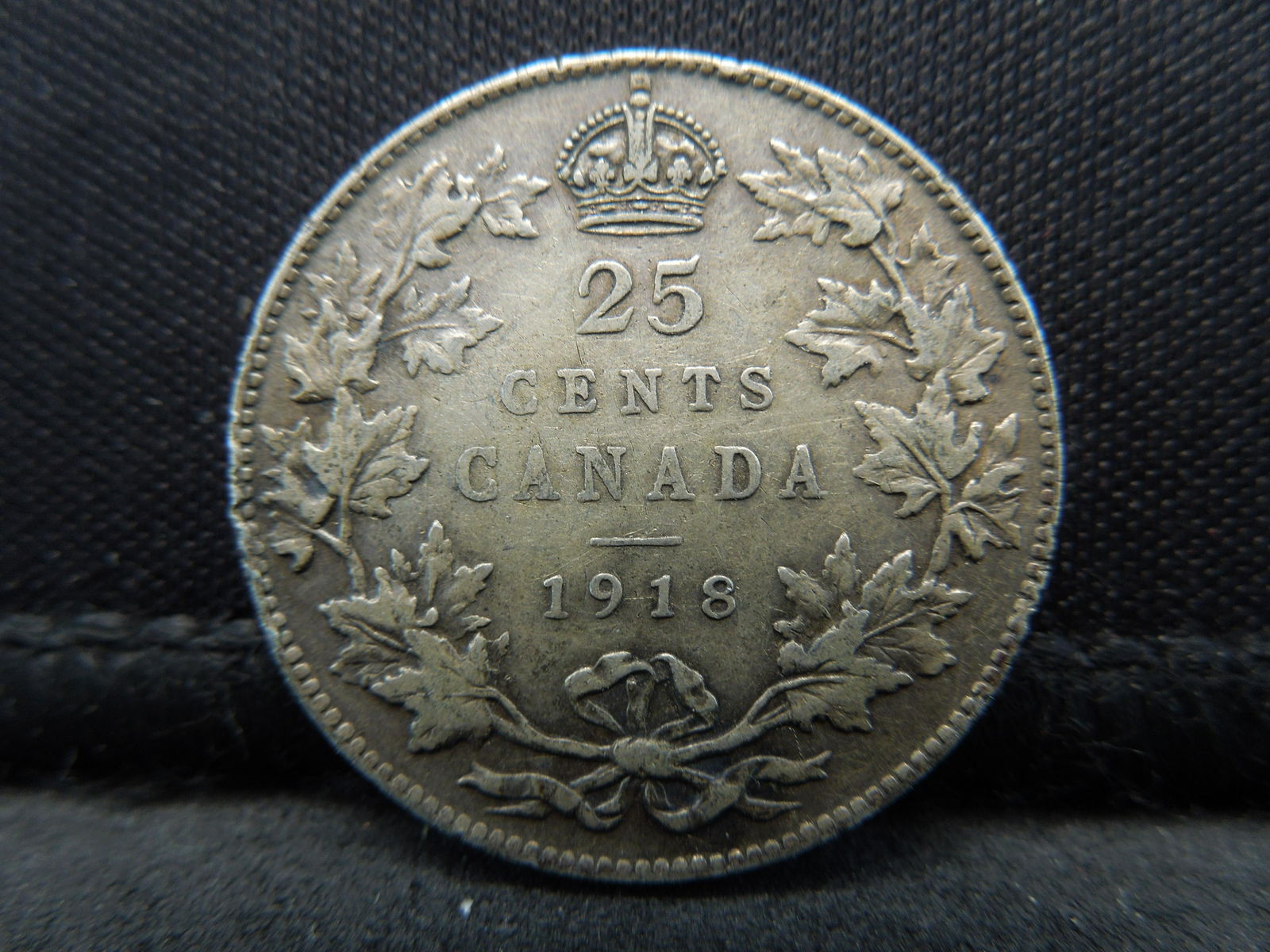 1918 Canada Quarter - 92.5% Silver (1 of 2)