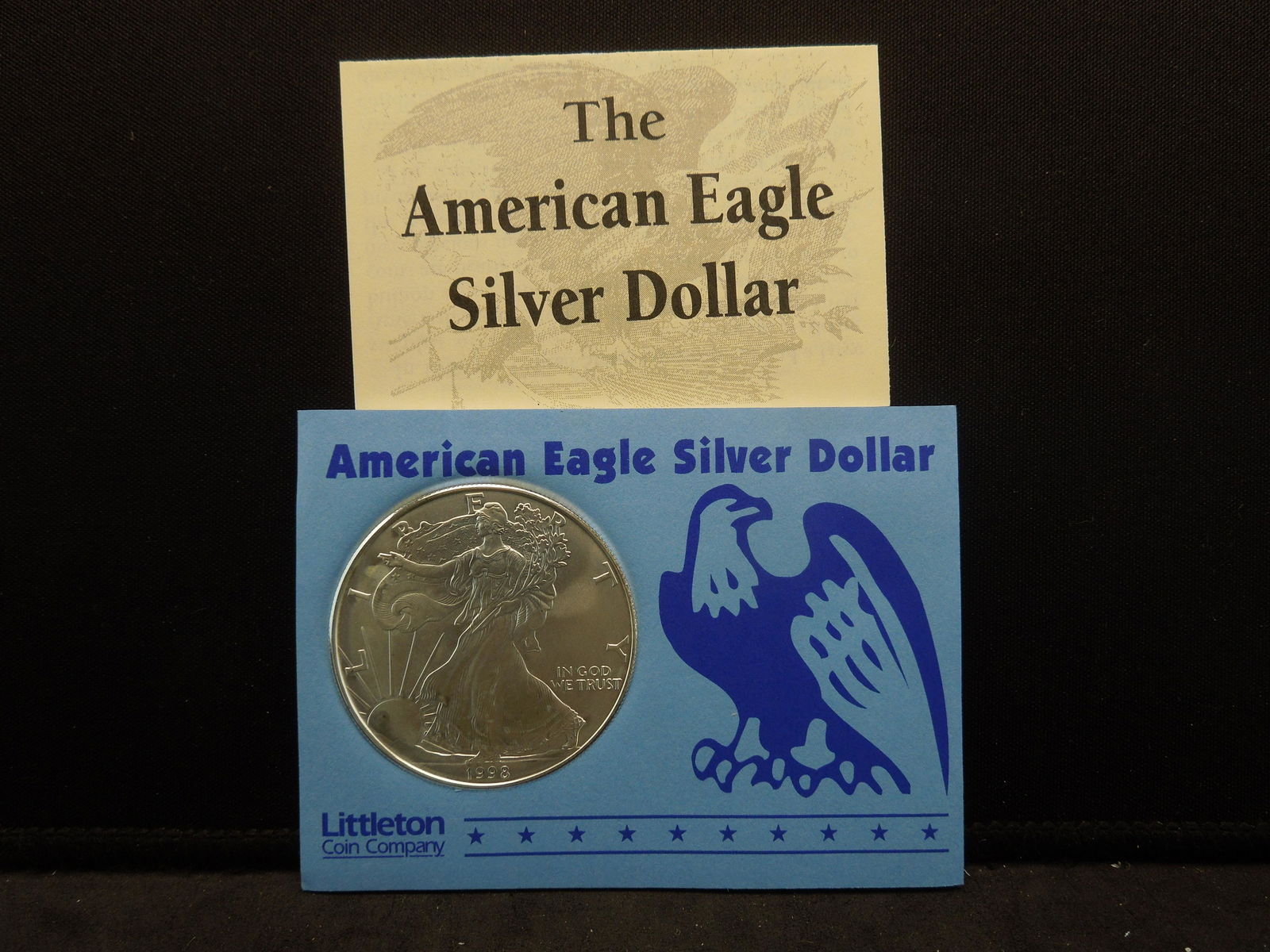 1998 American Silver Eagle .999 Fine Silver One Troy (1 of 4)