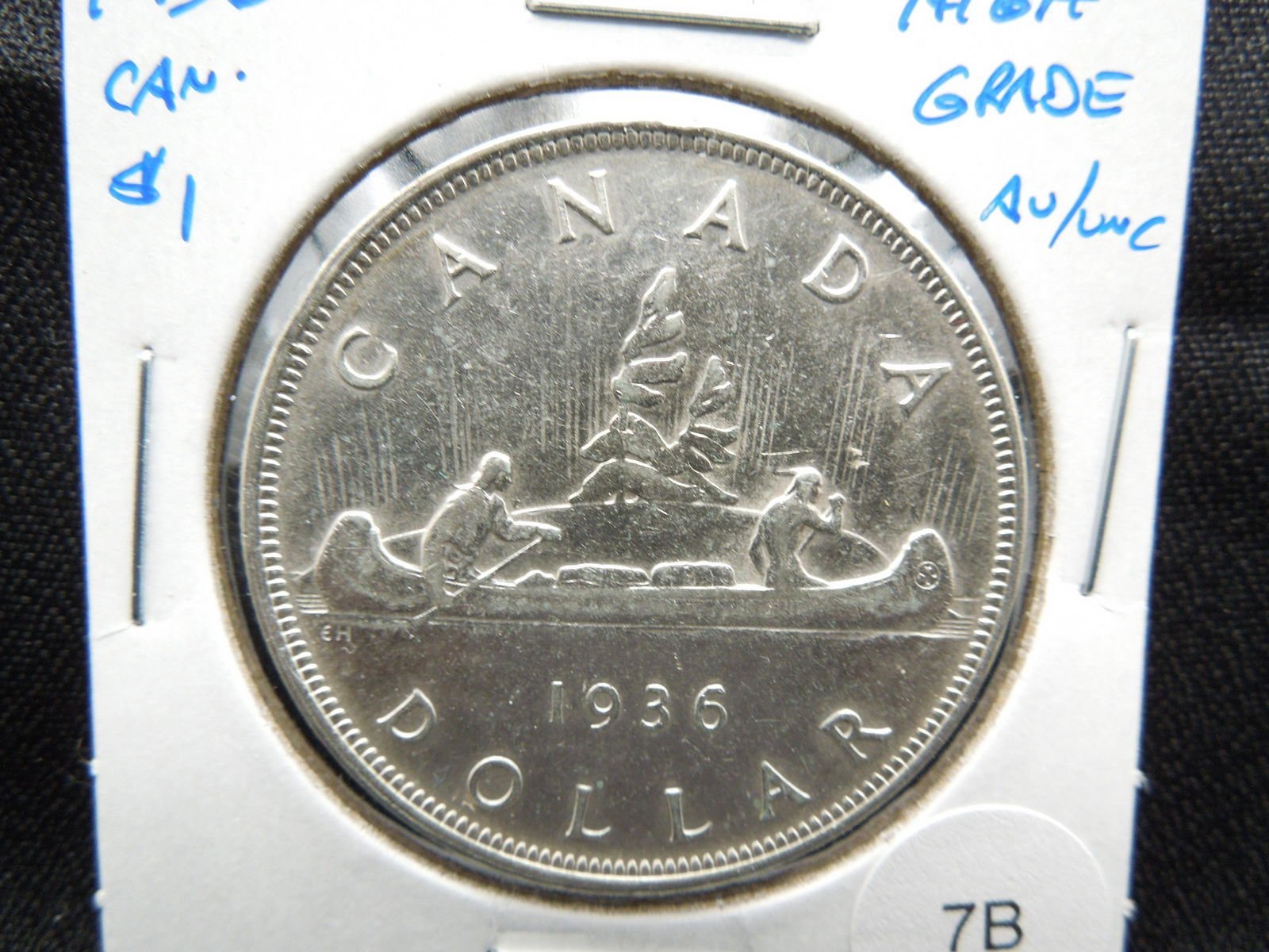 1936 Canada $1.  High Grade AU/UNC. (1 of 3)