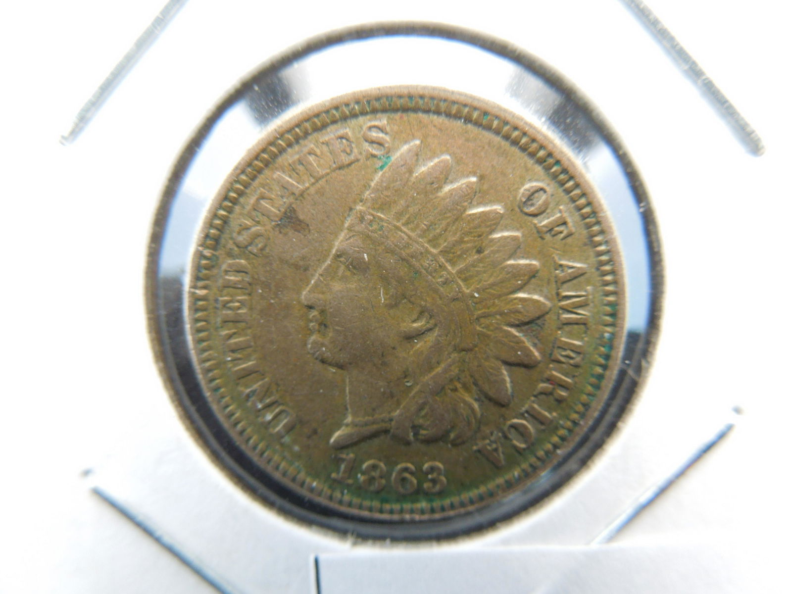 1863 Indian Cent Strong Details (1 of 3)