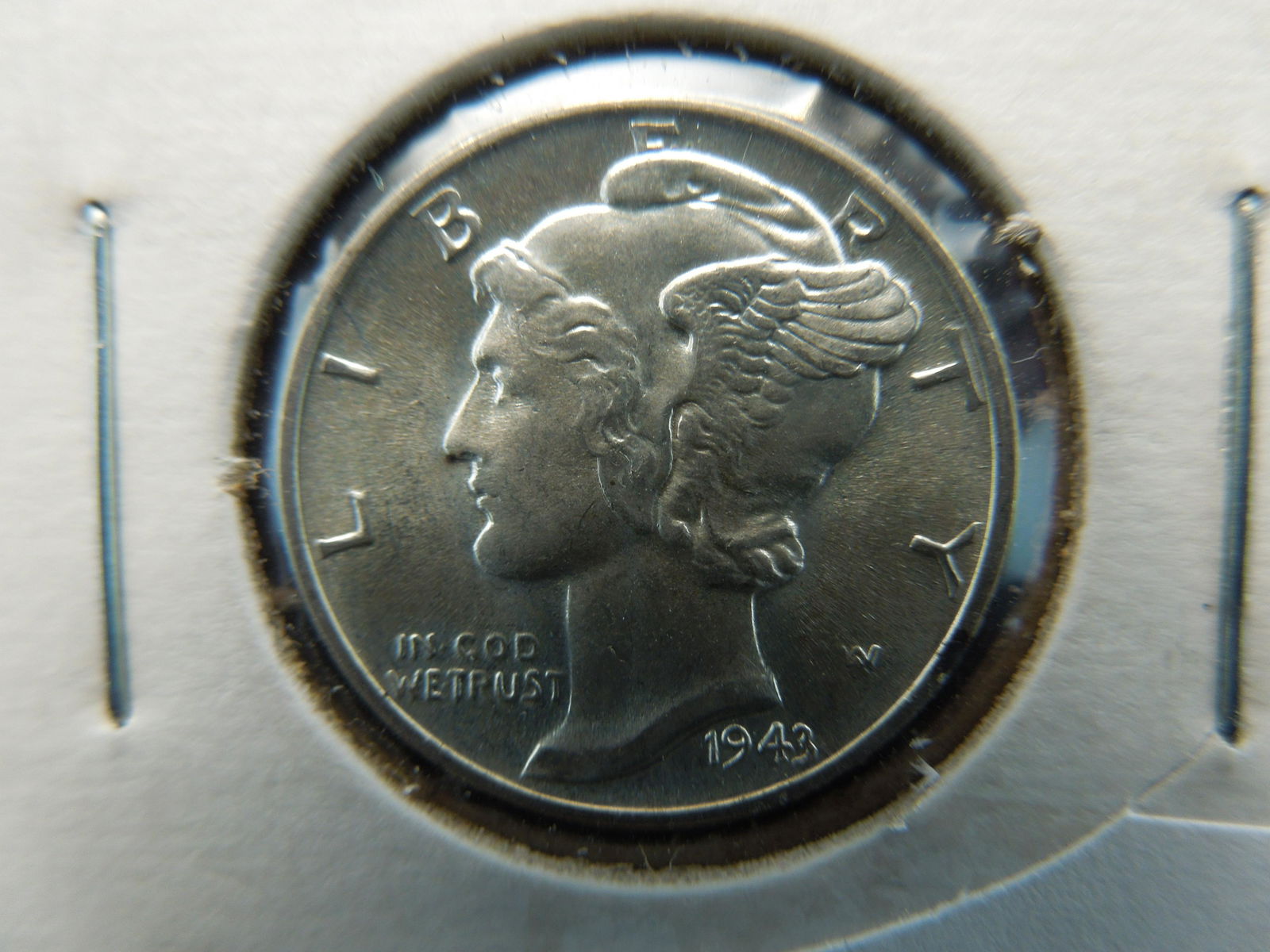 1943 Mercury Dime Gem BU Blast White (1 of 3)