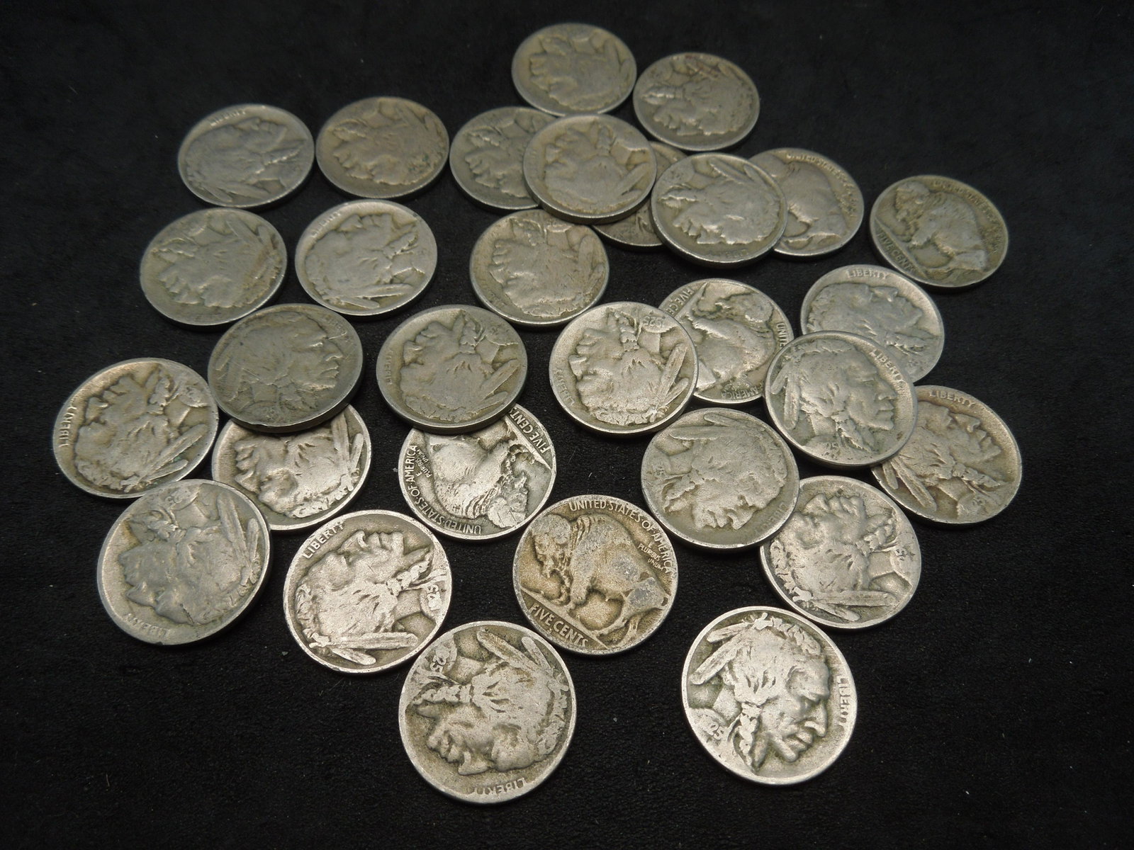 (30) 1925 S Buffalo Nickels: (30) 1925 S Buffalo Nickels