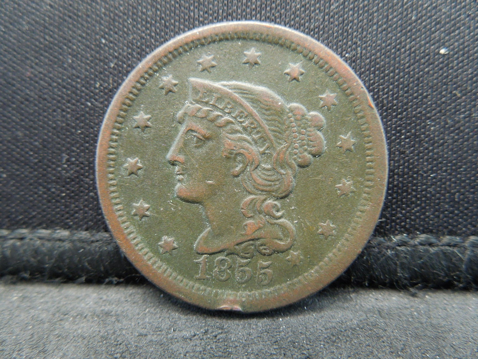 1855 Large Cent Strong Details (1 of 2)