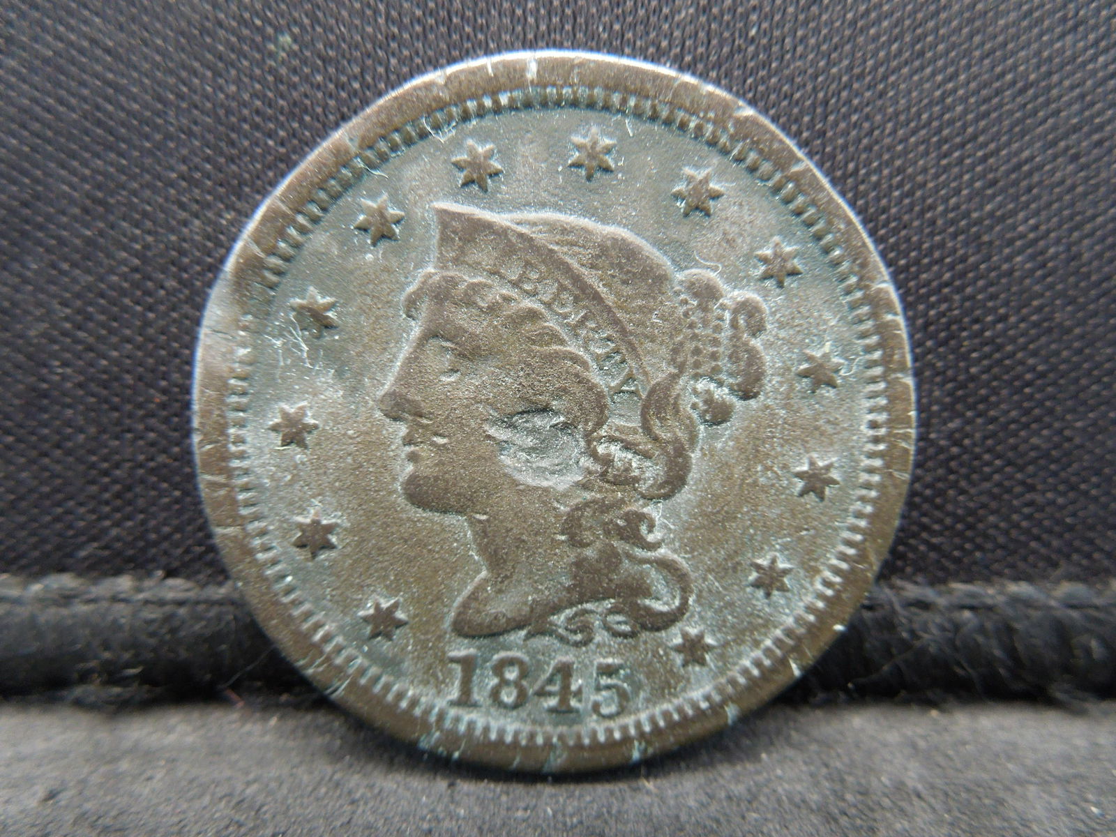 1845 Large Cent (1 of 2)
