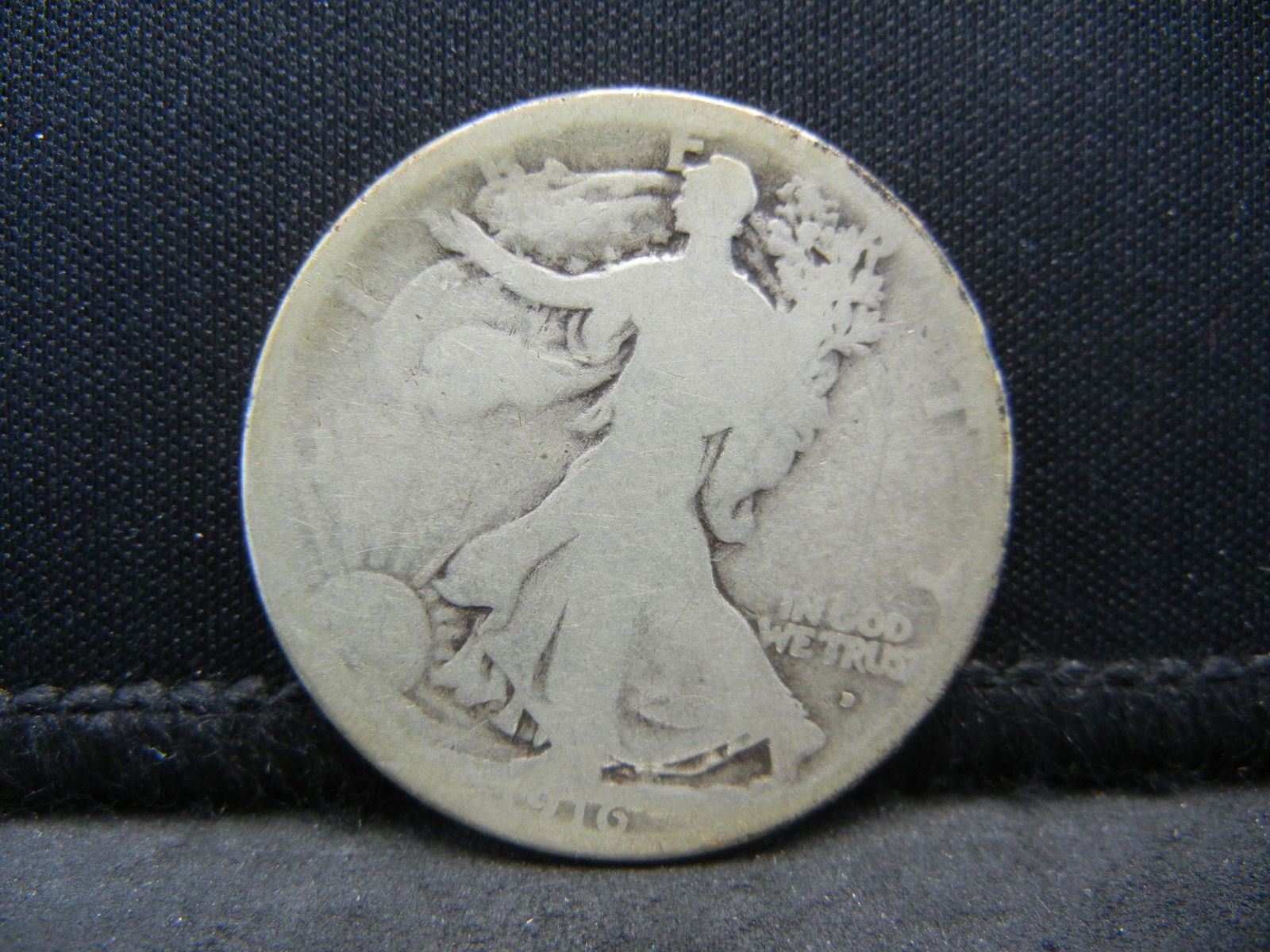 1916 D Walking Liberty Half Dollar Key Date (1 of 2)