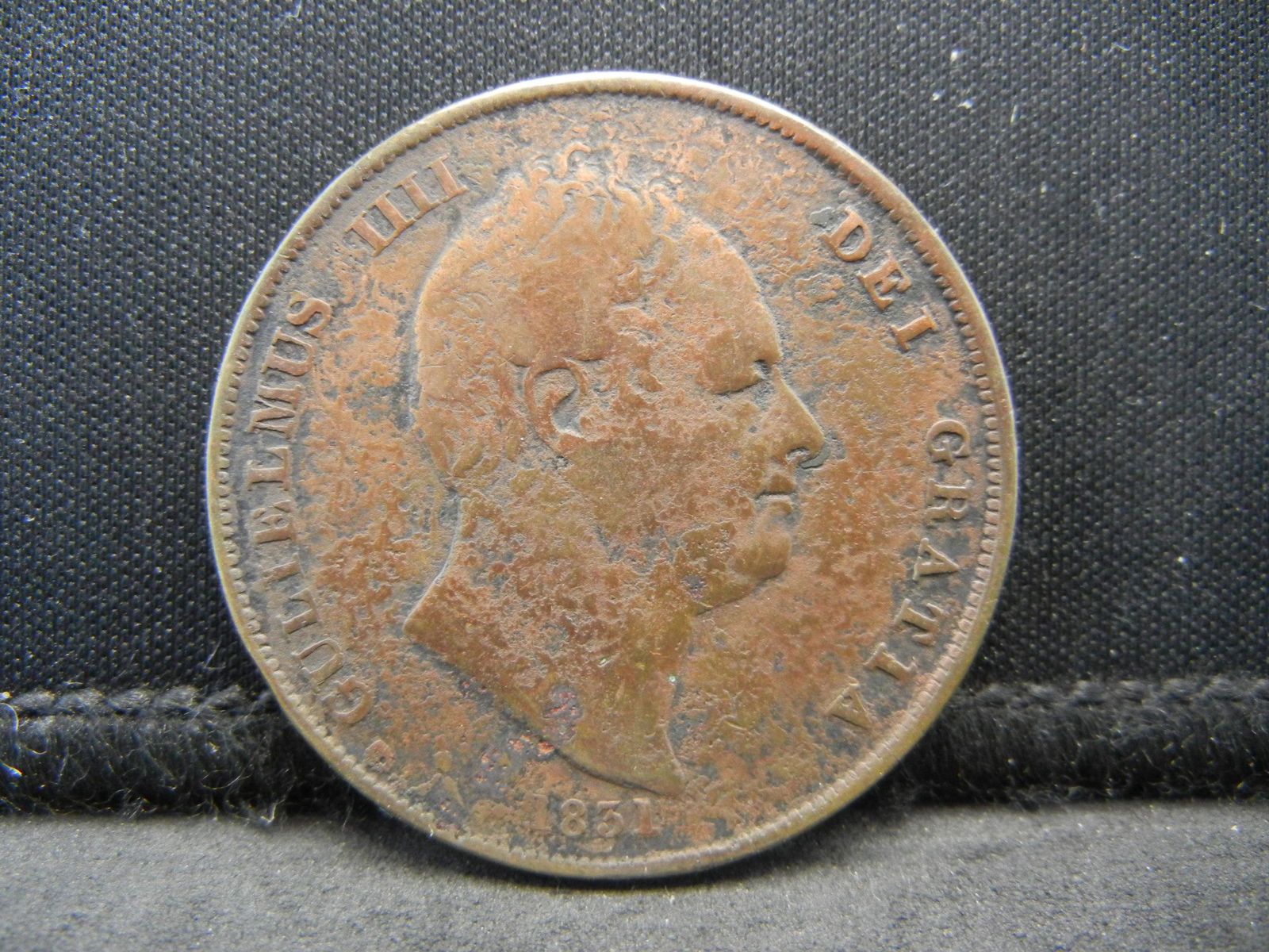1831 British Half Penny Copper Coin (1 of 2)
