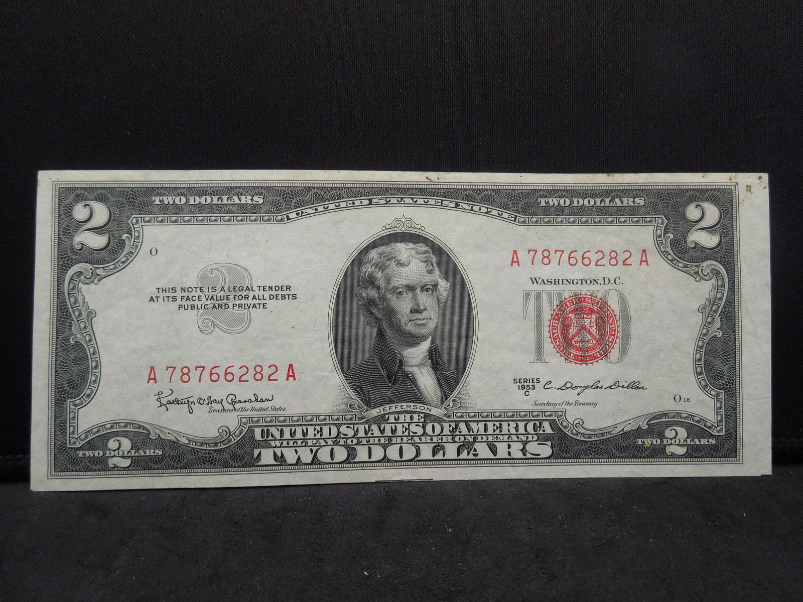 1953-C Two Dollar United States Note (1 of 3)