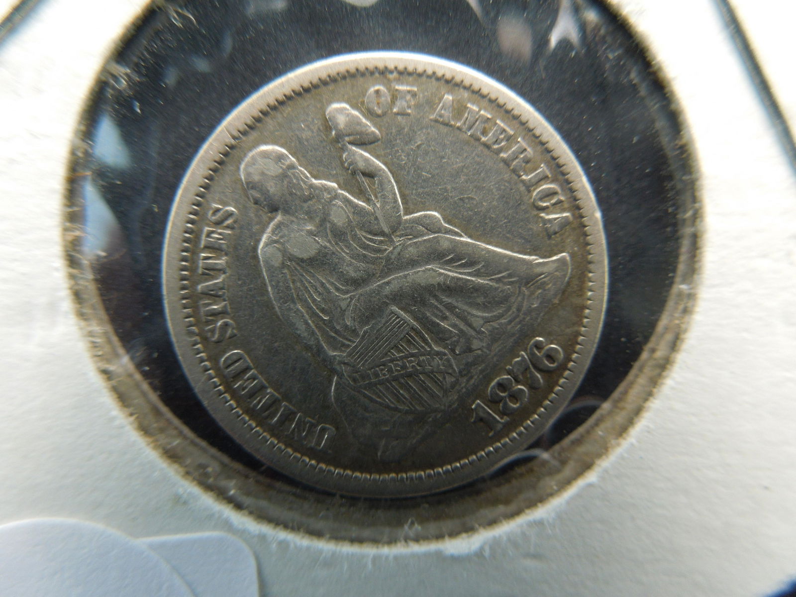 1876 Seated Dime (1 of 3)