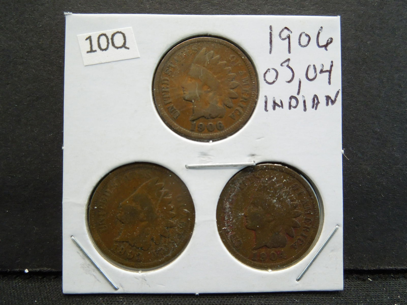 1903, 04, 06 Indian Cents (1 of 2)