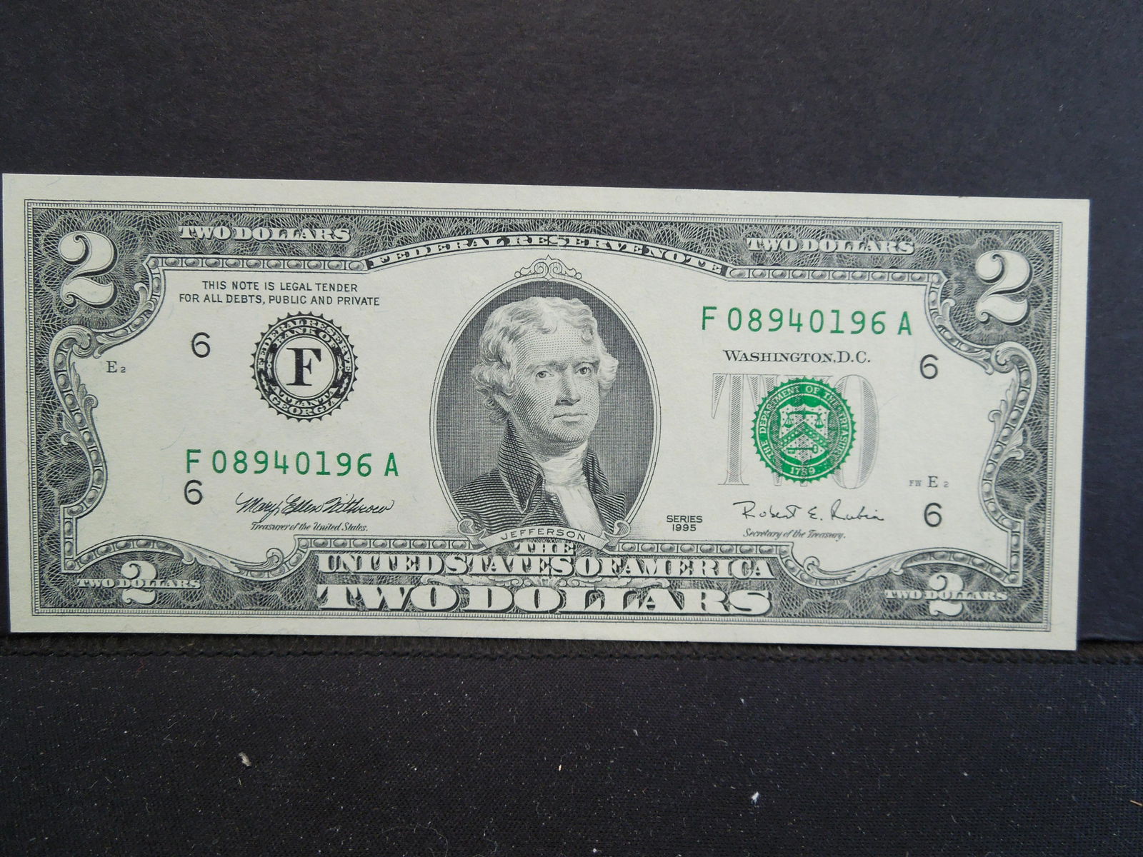 1995 Two Dollar Note (1 of 3)