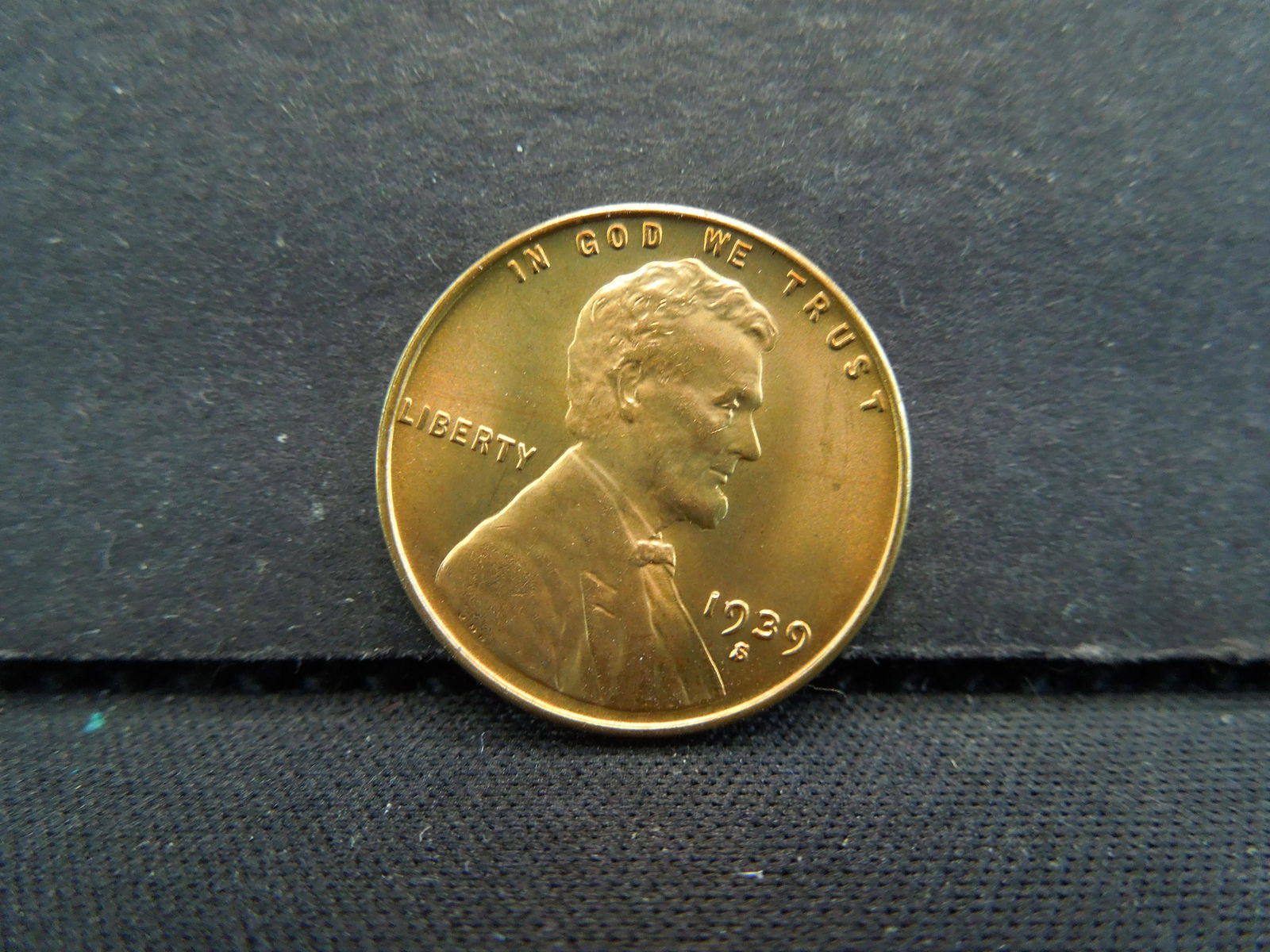 1939 S Lincoln Cent Gem BU Blazing Red (1 of 2)
