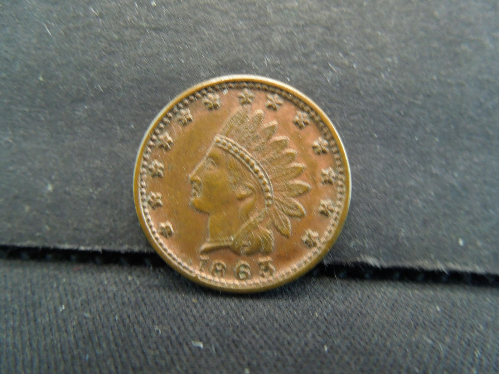 1863 Civil War Token High Grade - Cannons (1 of 2)