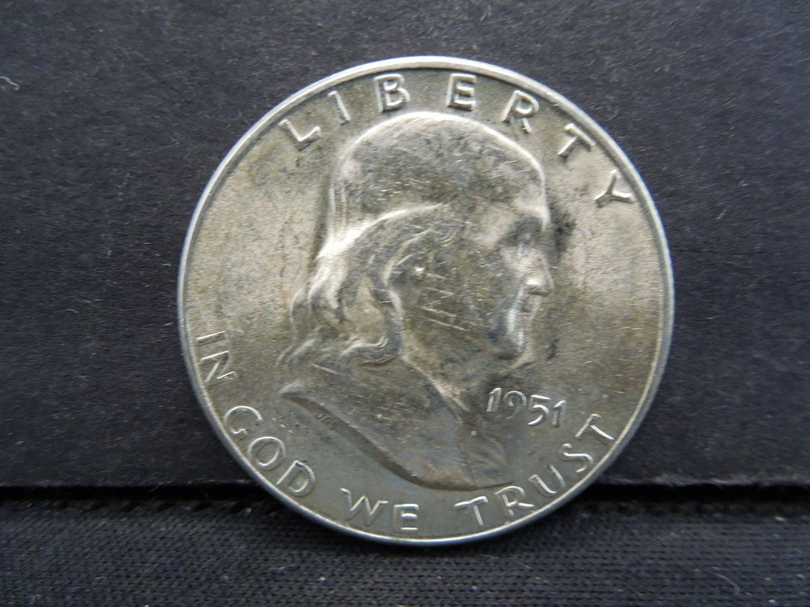1951 S Franklin Half Dollar Higher Grade Nice (1 of 2)
