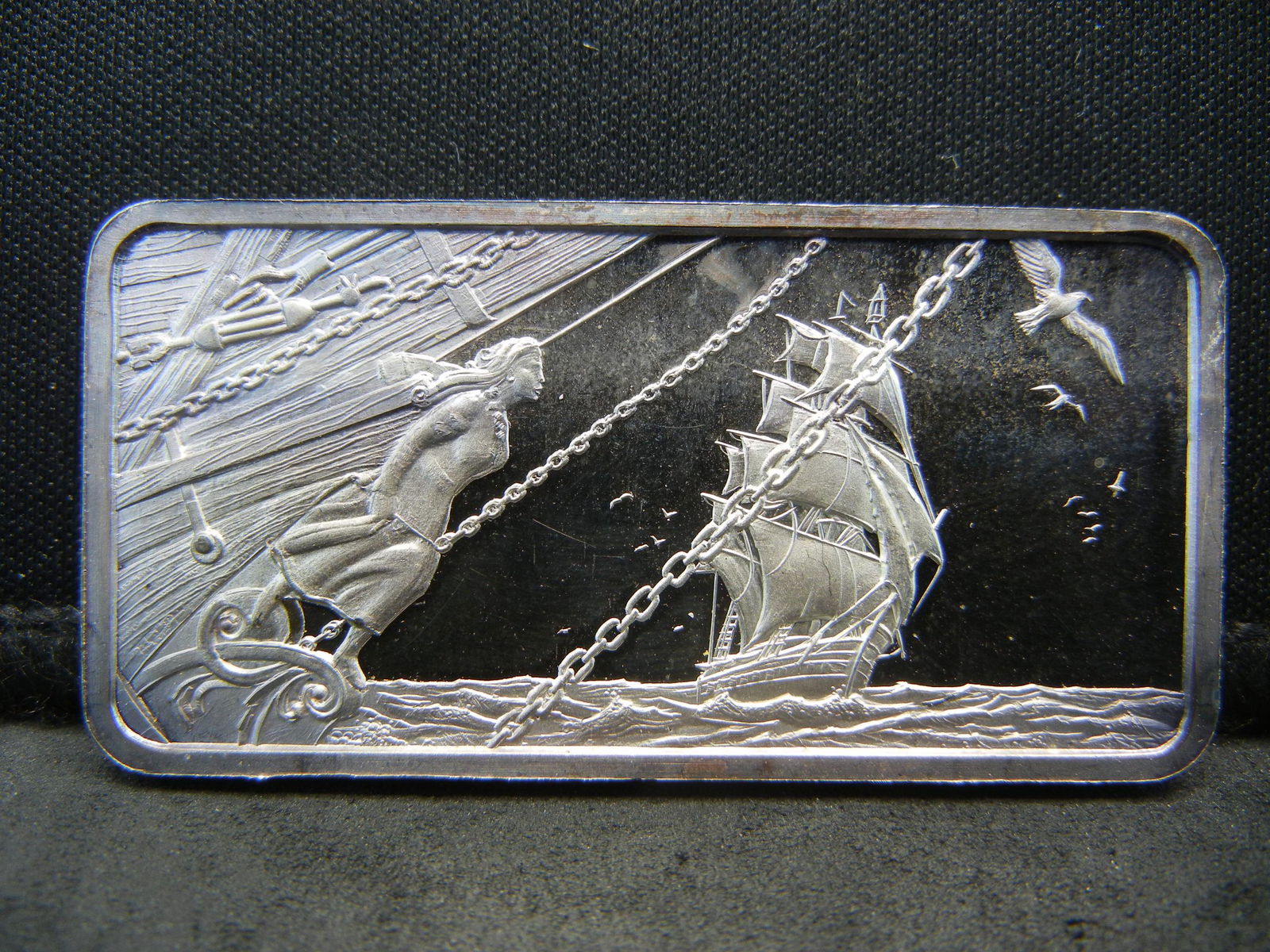 America The Beautiful  1 oz Silver Art bar .999 (1 of 2)