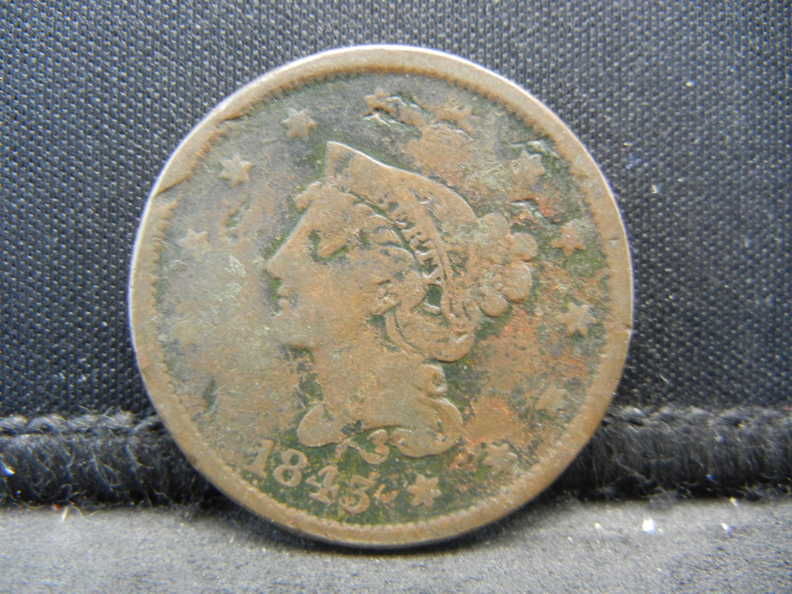 1843 Large Cent (1 of 2)
