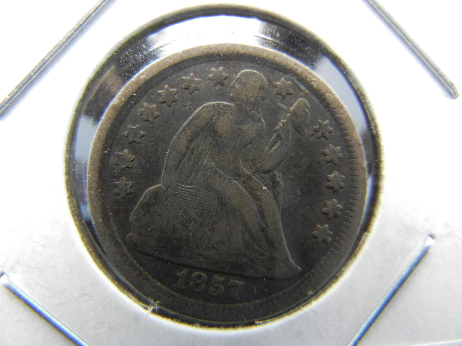 1857 Seated Dime Strong Details (1 of 3)