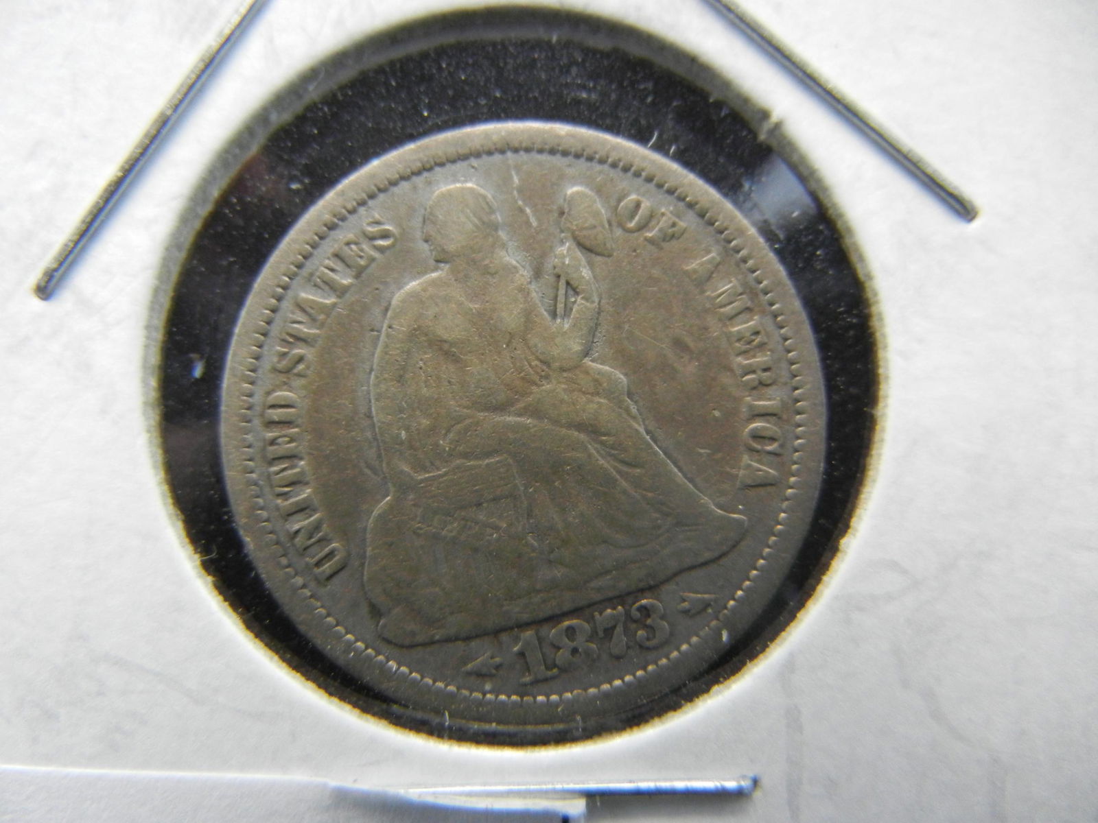 1873 Seated Dime Strong Details (1 of 3)