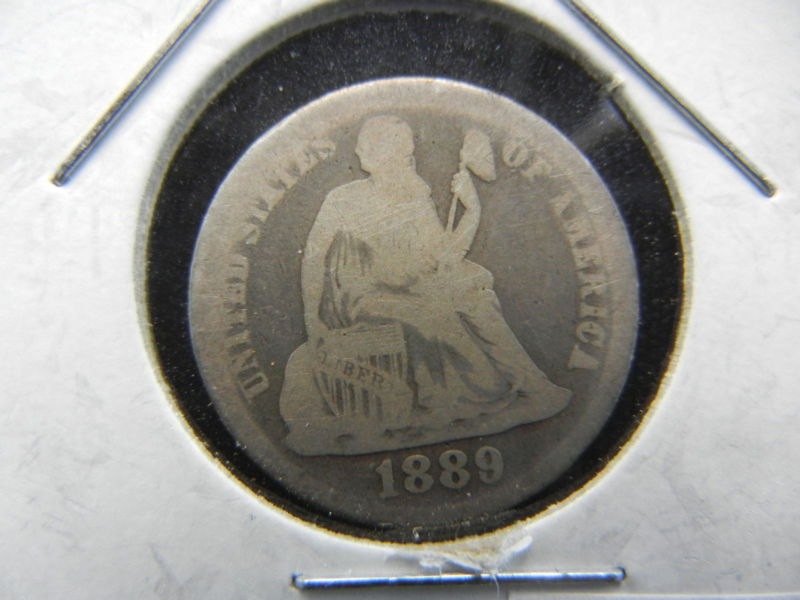 1889 Seated Dime (1 of 3)