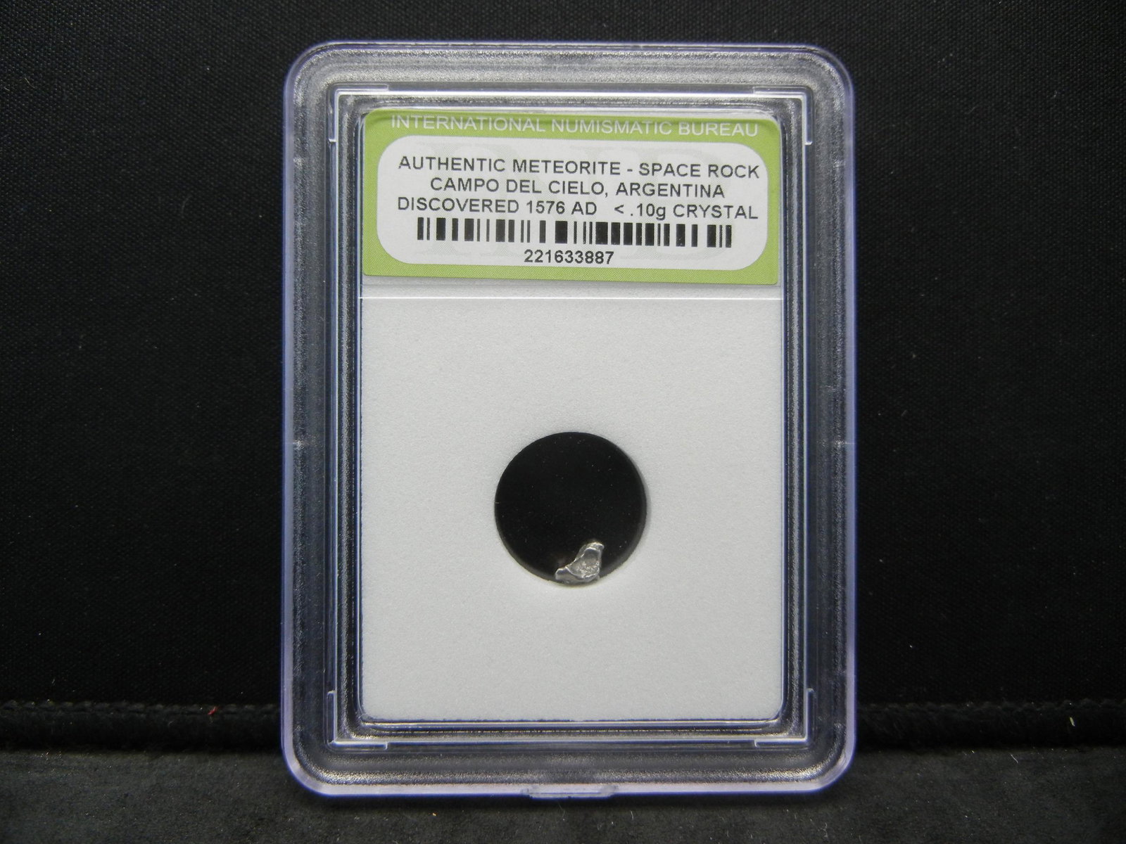 INB Authentic Meteorite Space Rock Discovered 1576: INB Authentic Meteorite Space Rock Discovered 1576 Argentina