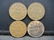 4 Canada George V Cents Dated 1920 1921 1928 1929.