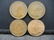 4 Canada George V Cents Dated 1920 1921 1928 1929. - 2
