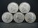 (5) 40% Silver Kennedy Half Dollars