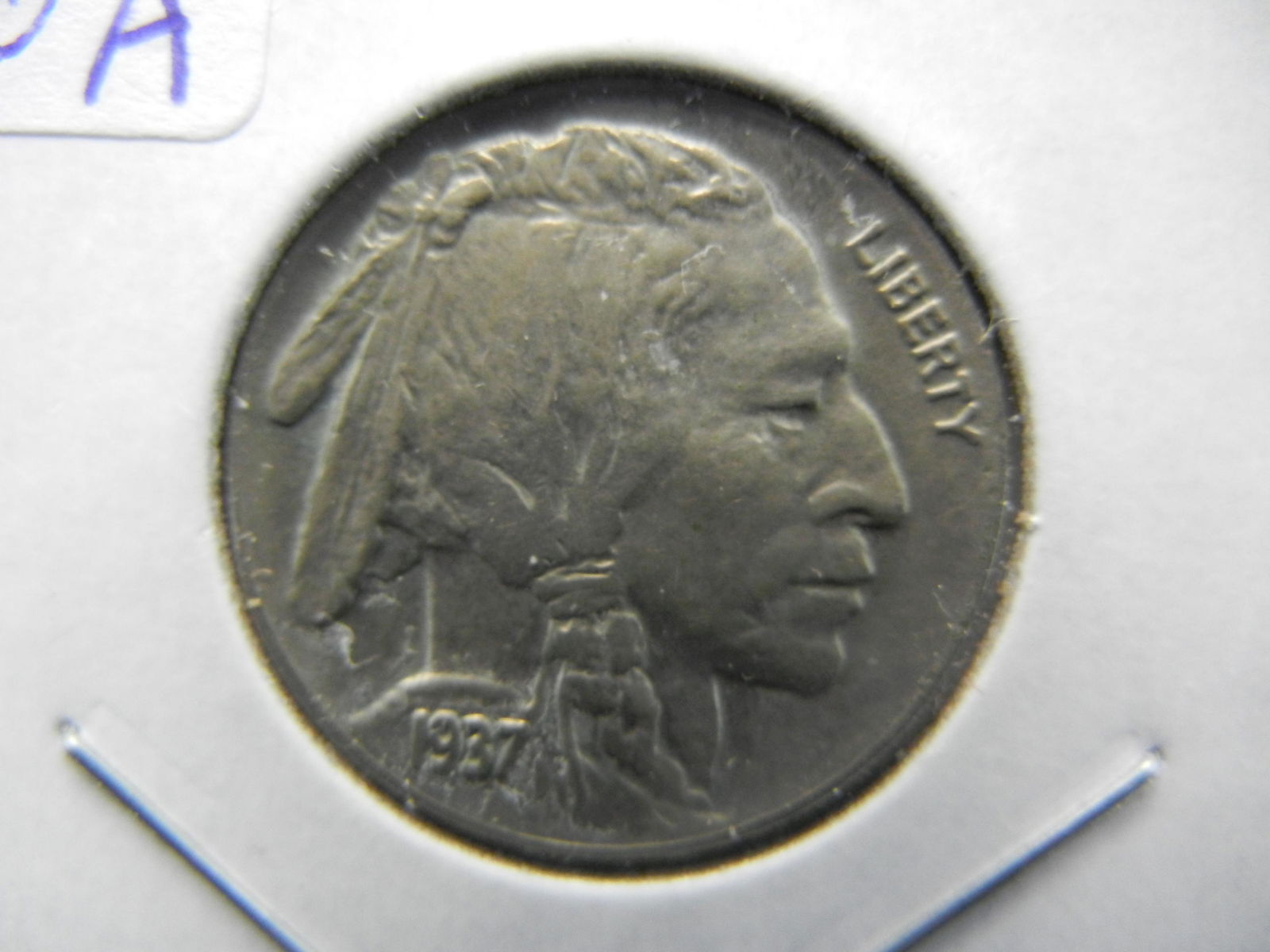 1937 Buffalo Nickel.  Uncirculated. (1 of 3)