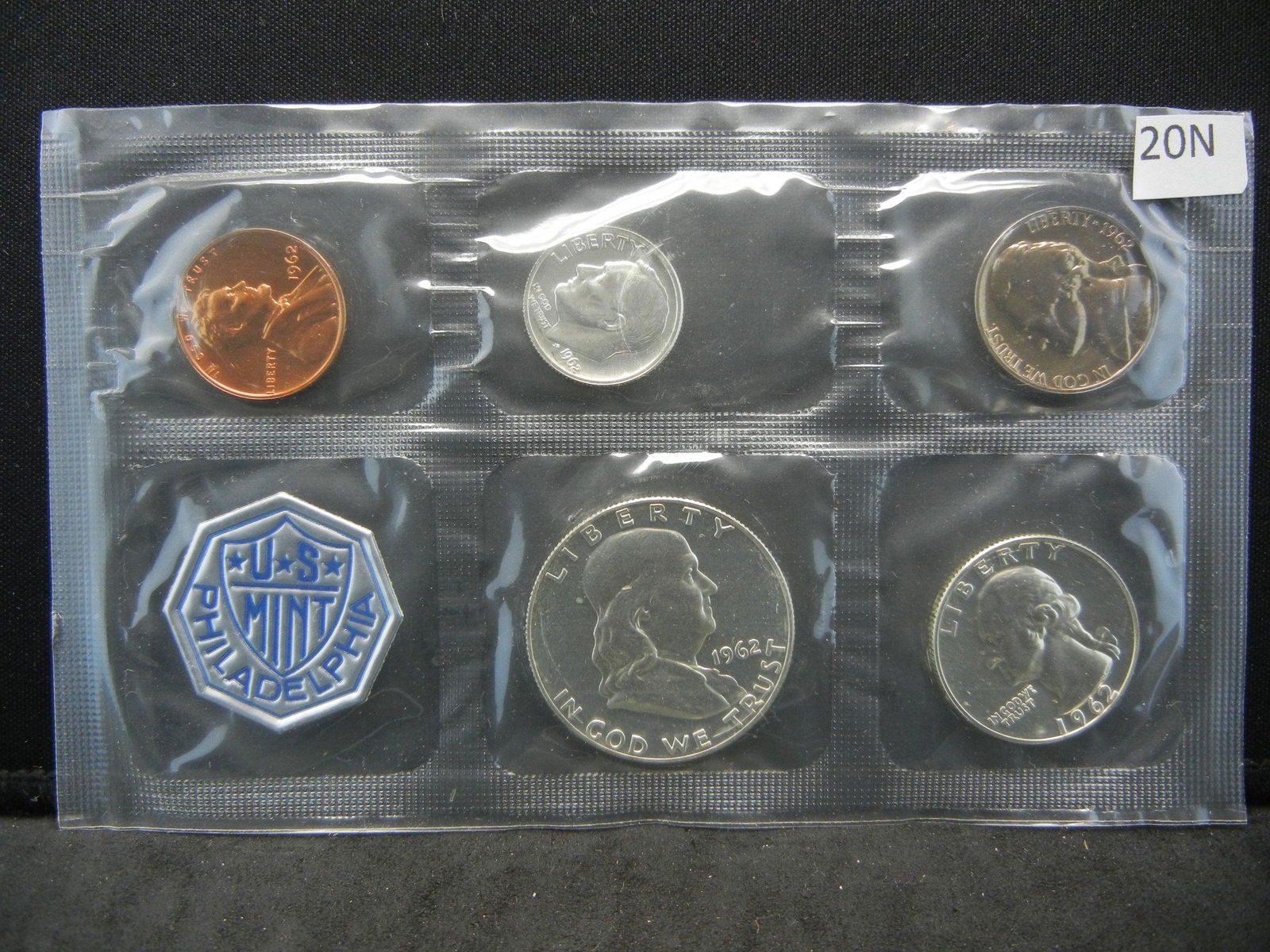 1962 United States 5-Coin Proof Set With Original Gov't (1 of 2)